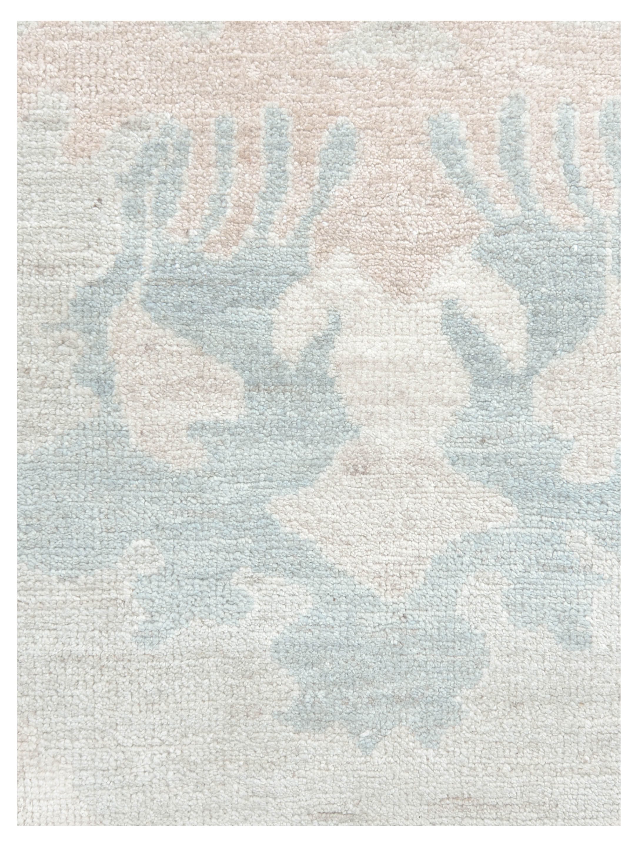 Ushak Wool Weft Hand Knotted Grey 10x14 - Image 3 of 6