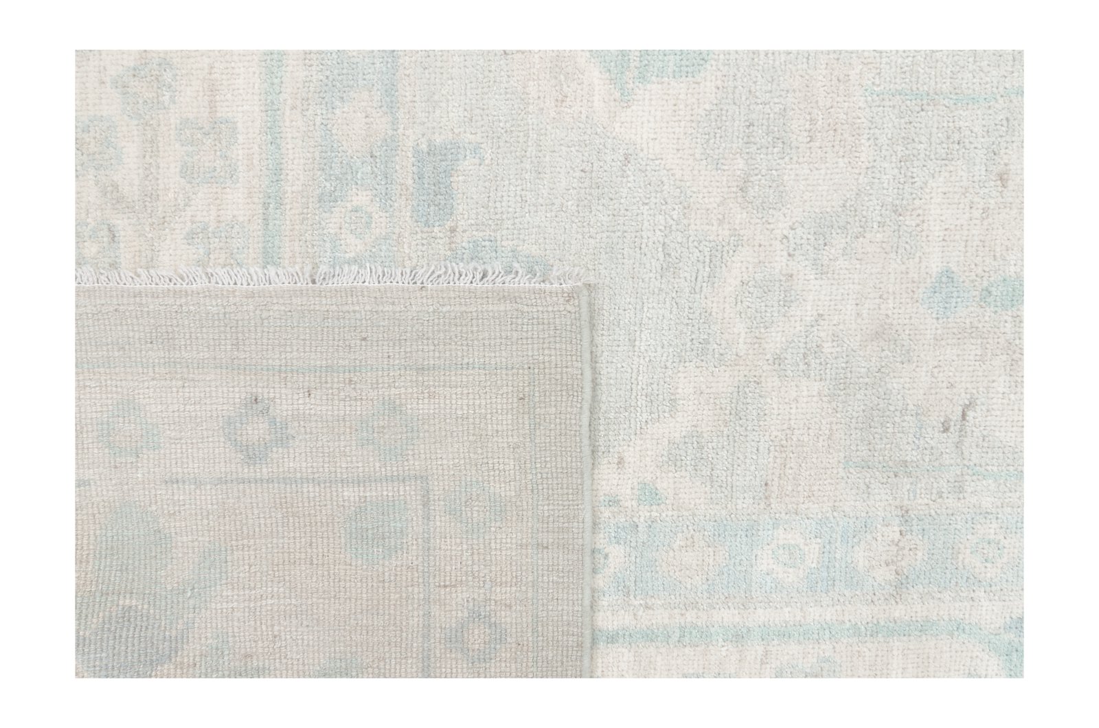 Ushak Wool Weft Hand Knotted Grey 10x14 - Image 5 of 6