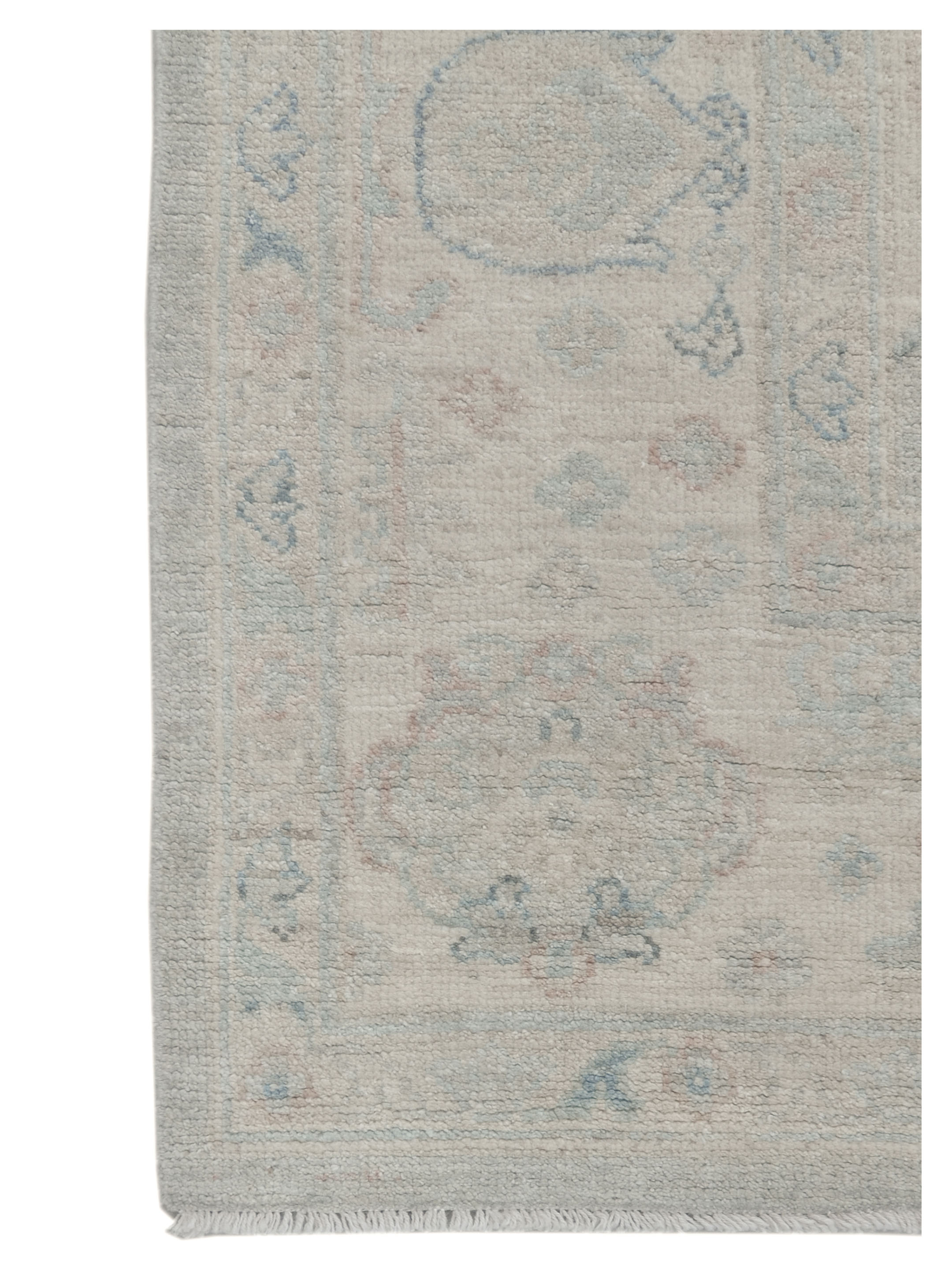 Ushak Wool Weft Hand Knotted Grey 9x12 - Image 2 of 6