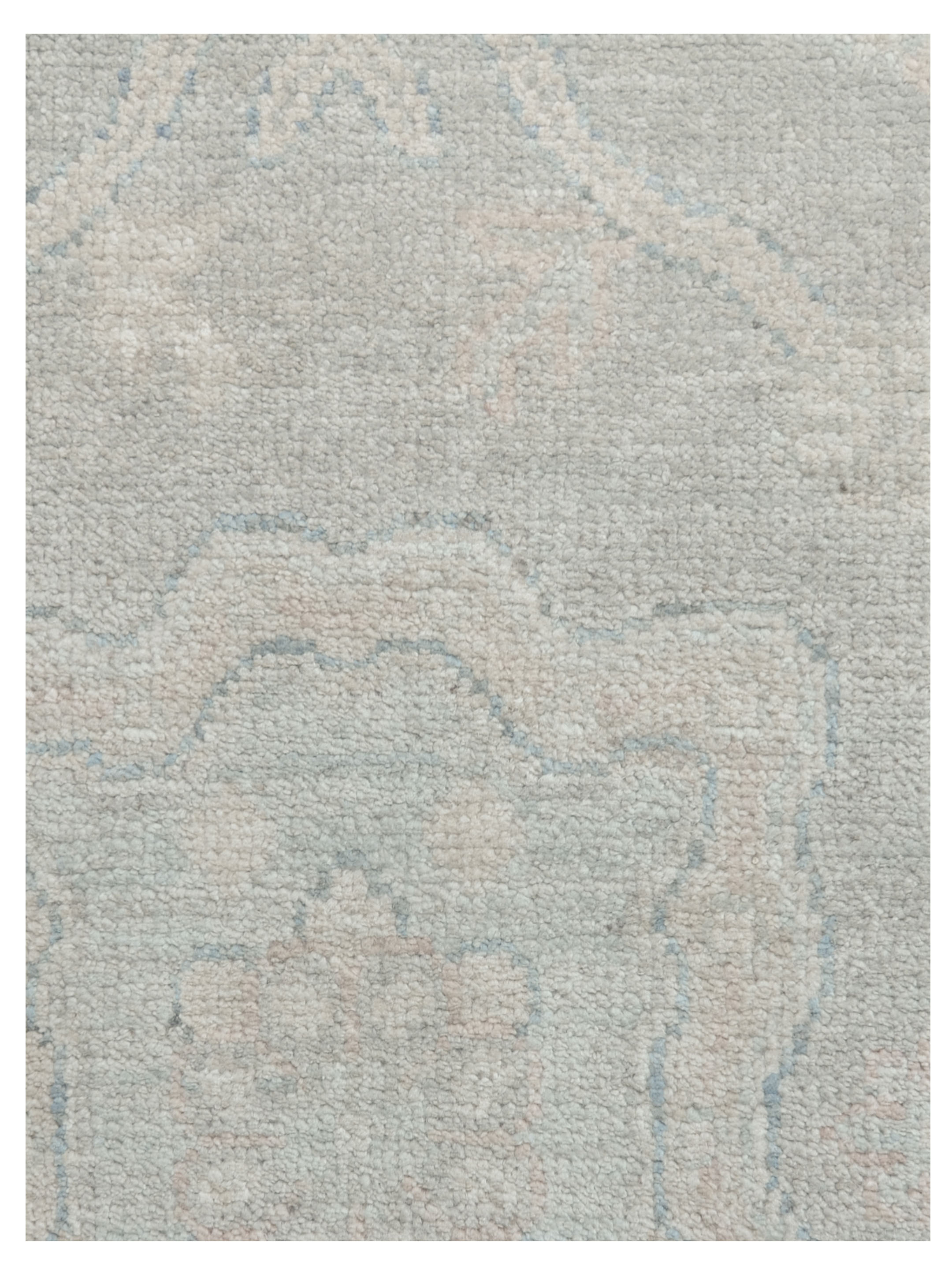 Ushak Wool Weft Hand Knotted Grey 9x12 - Image 3 of 6