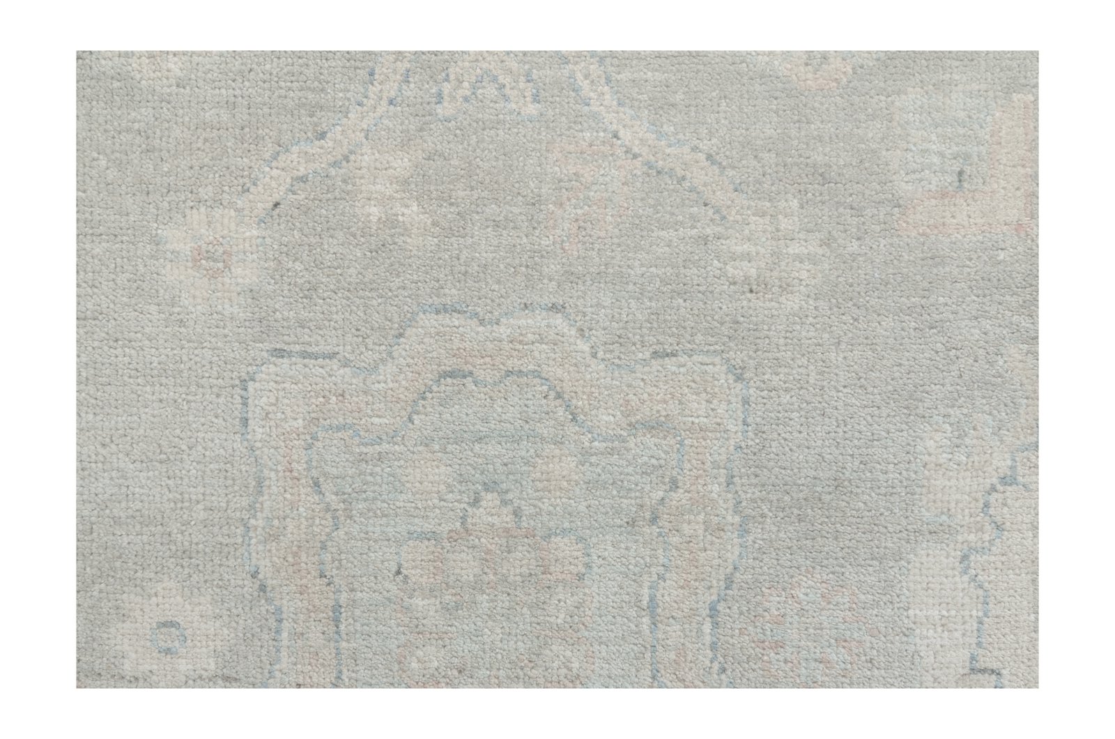 Ushak Wool Weft Hand Knotted Grey 9x12 - Image 4 of 6