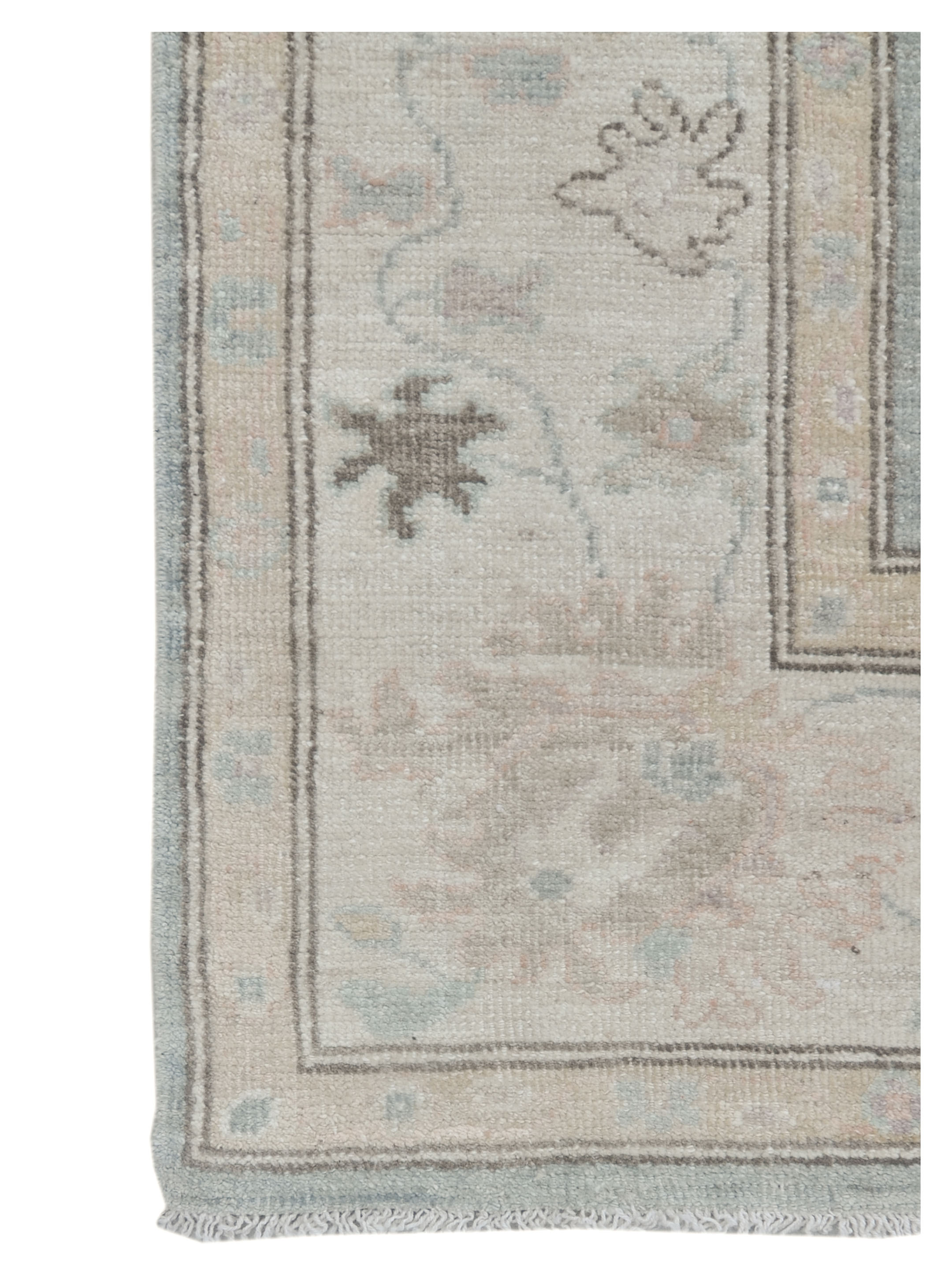 Ushak Wool Weft Hand Knotted Grey 8x10 - Image 2 of 6