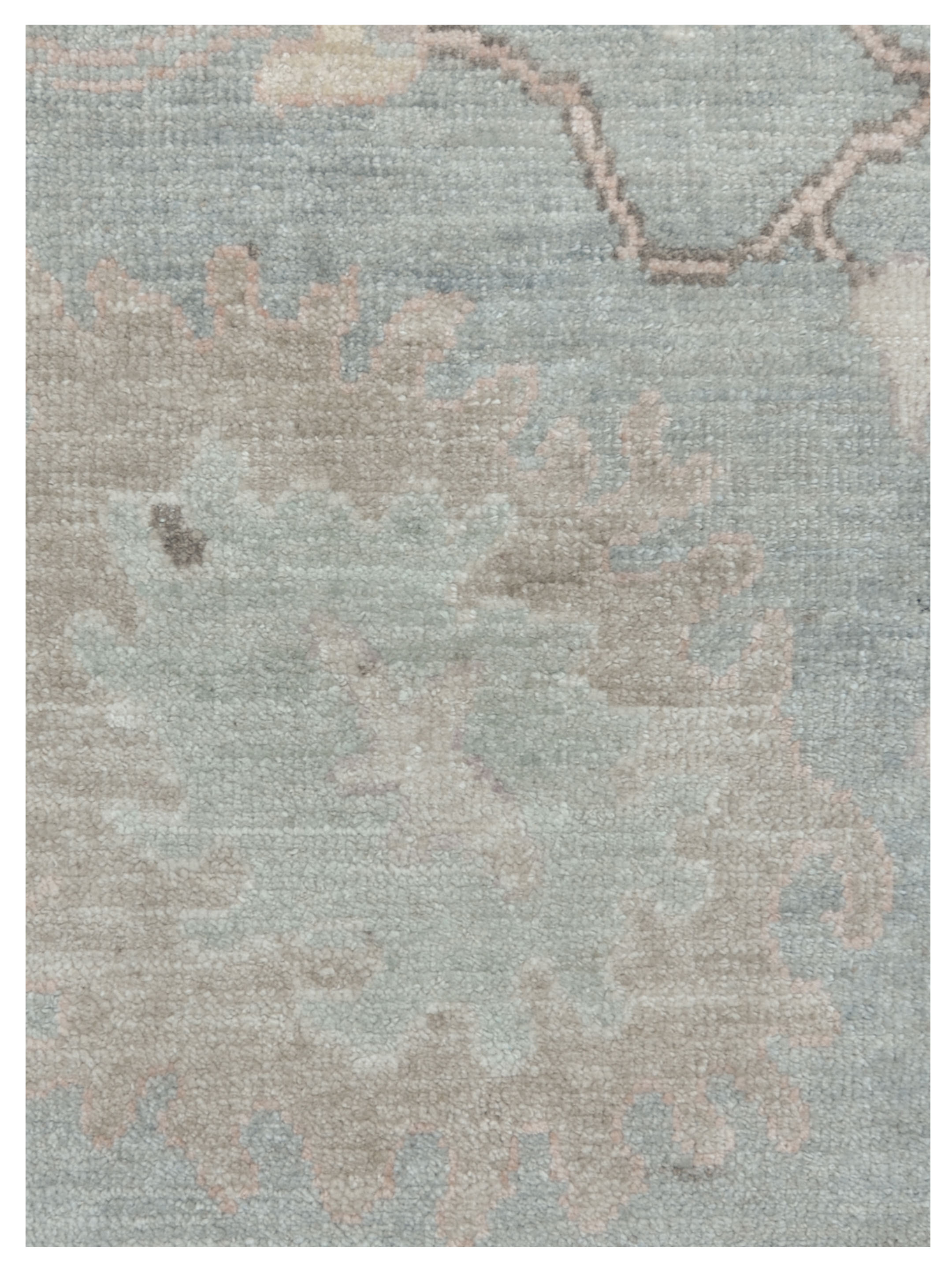 Ushak Wool Weft Hand Knotted Grey 8x10 - Image 3 of 6