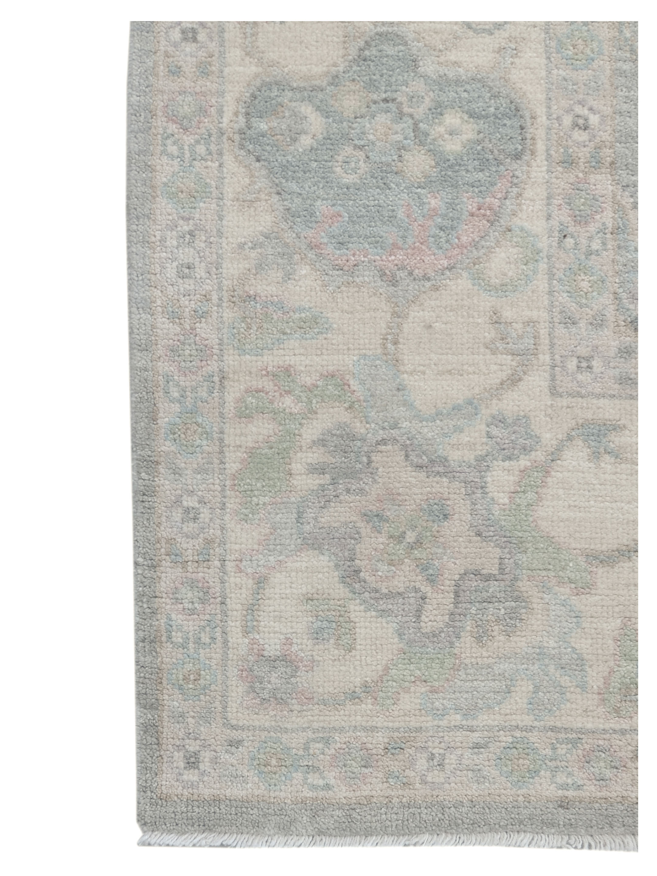 Ushak Wool Weft Hand Knotted Grey 8x10 - Image 2 of 6