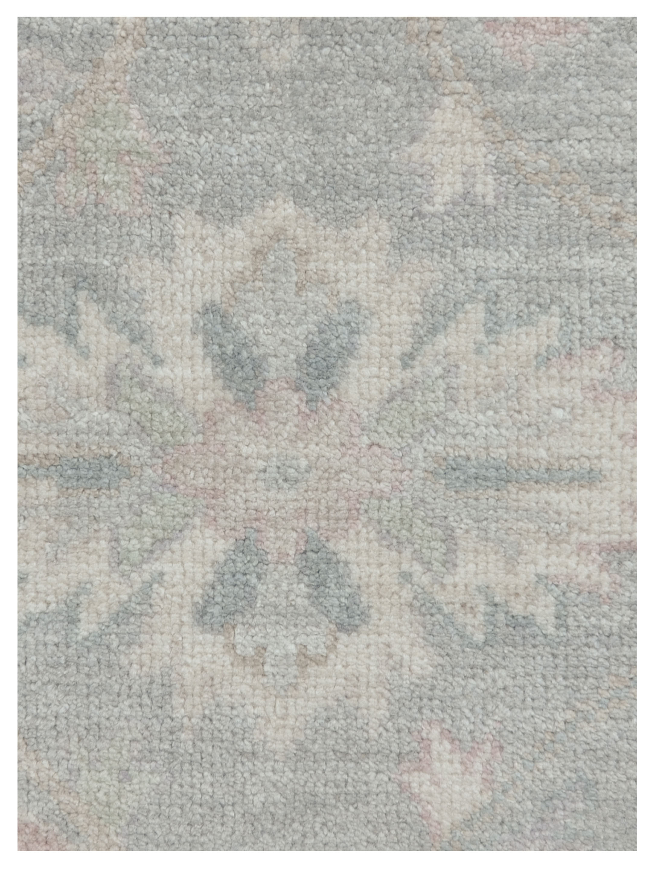 Ushak Wool Weft Hand Knotted Grey 8x10 - Image 3 of 6