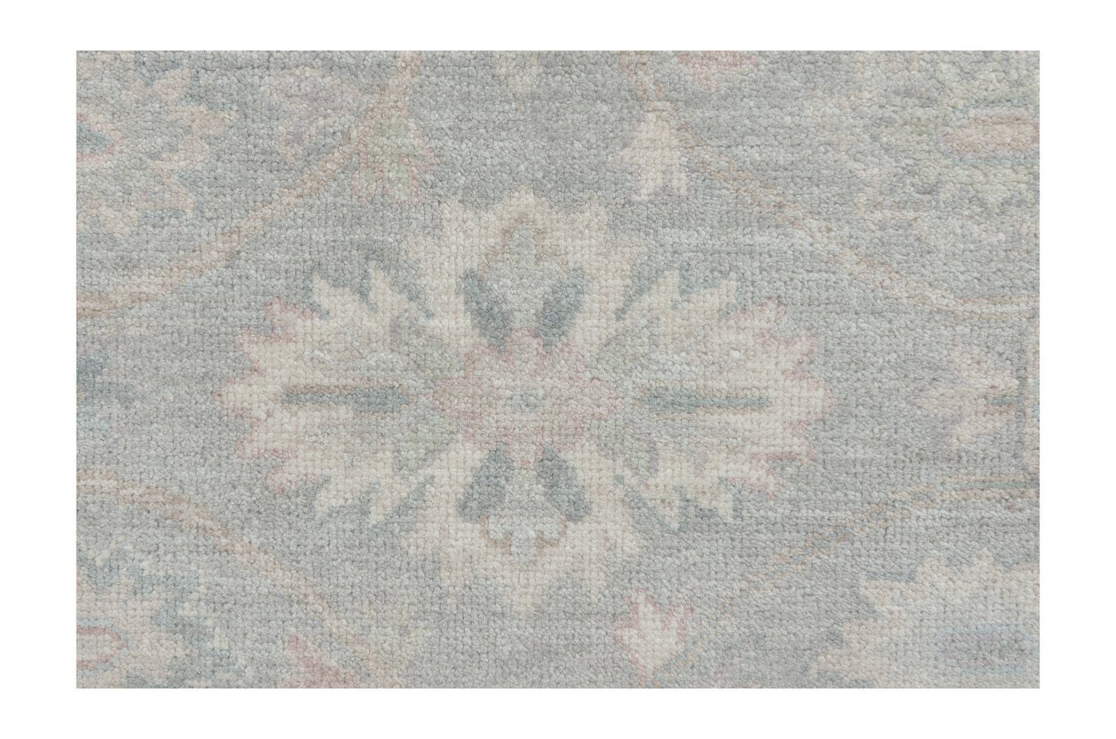 Ushak Wool Weft Hand Knotted Grey 8x10 - Image 4 of 6