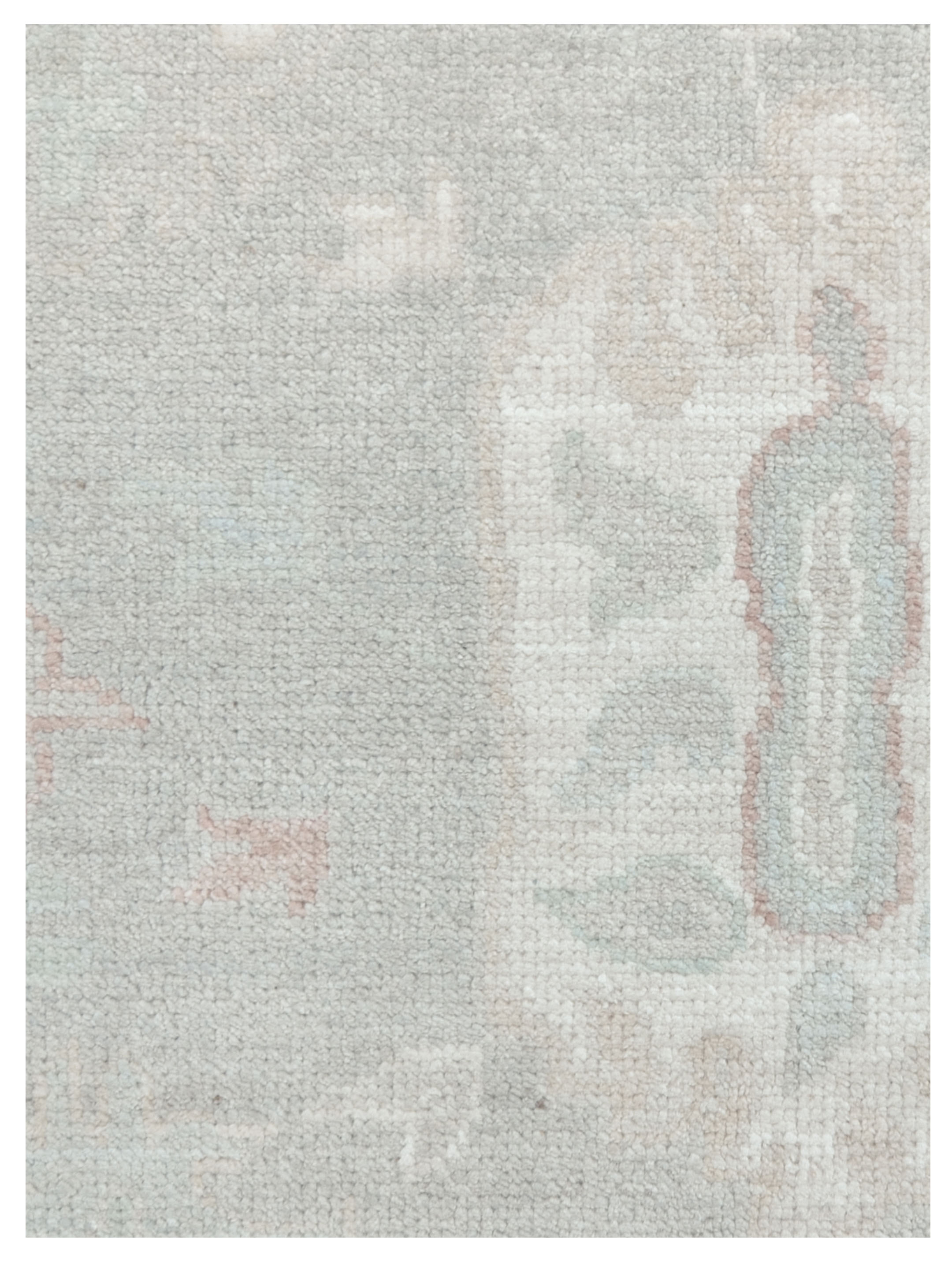 Ushak Wool Weft Hand Knotted Grey 8x10 - Image 3 of 6