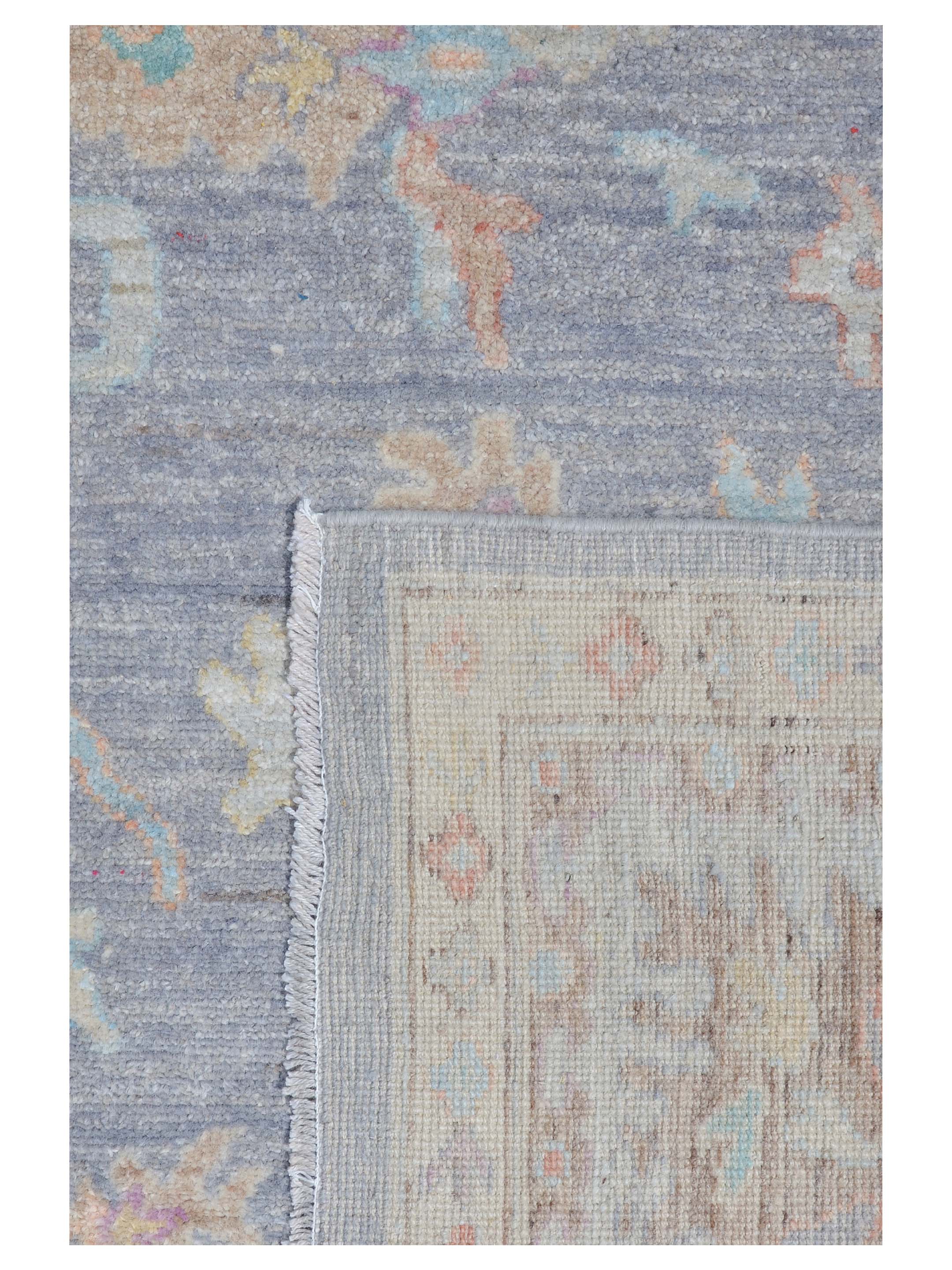 Ushak Wool Weft Hand Knotted Grey 8x10 - Image 5 of 5