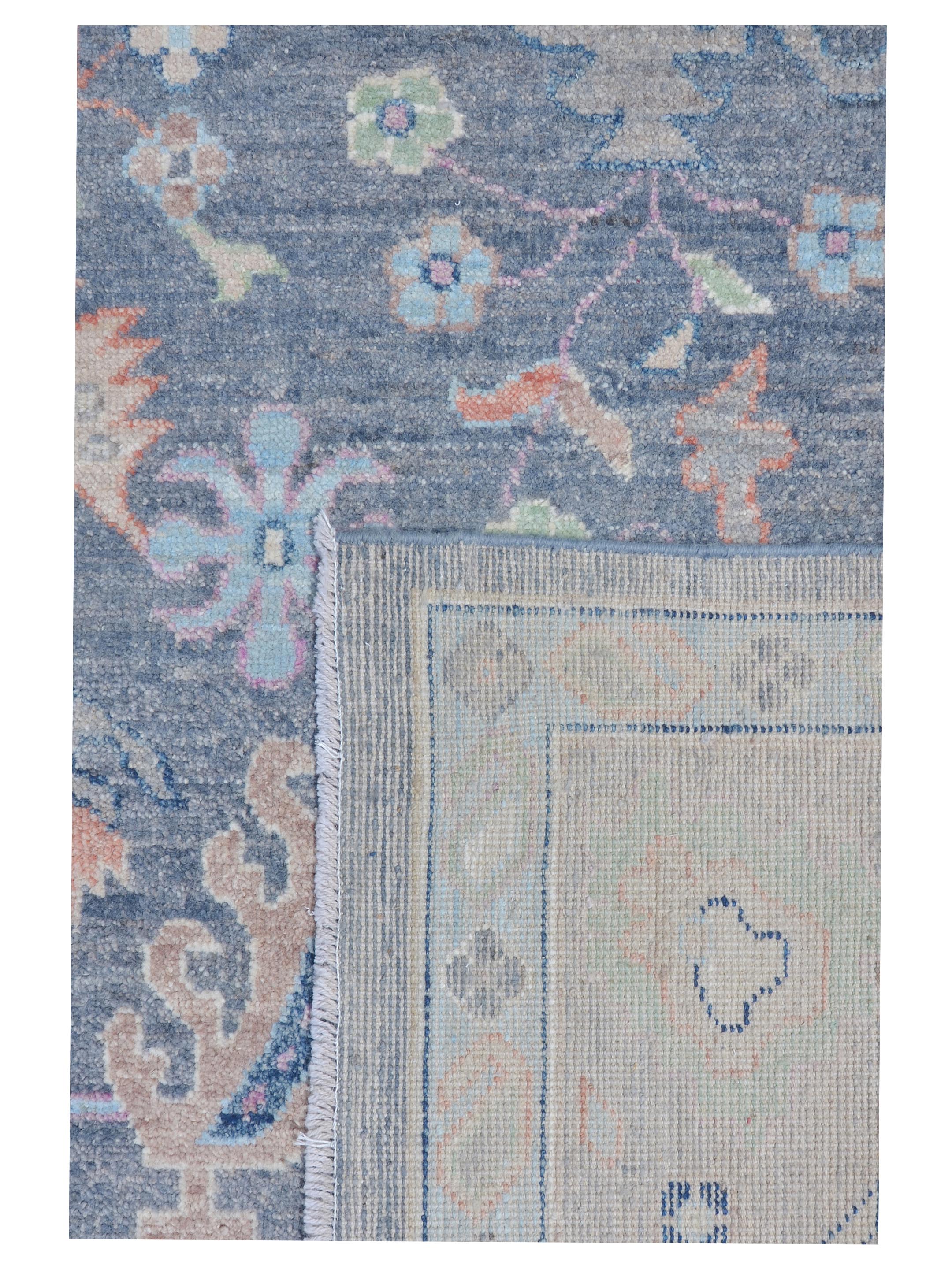 Ushak Wool Weft Hand Knotted Grey 8x10 - Image 5 of 5