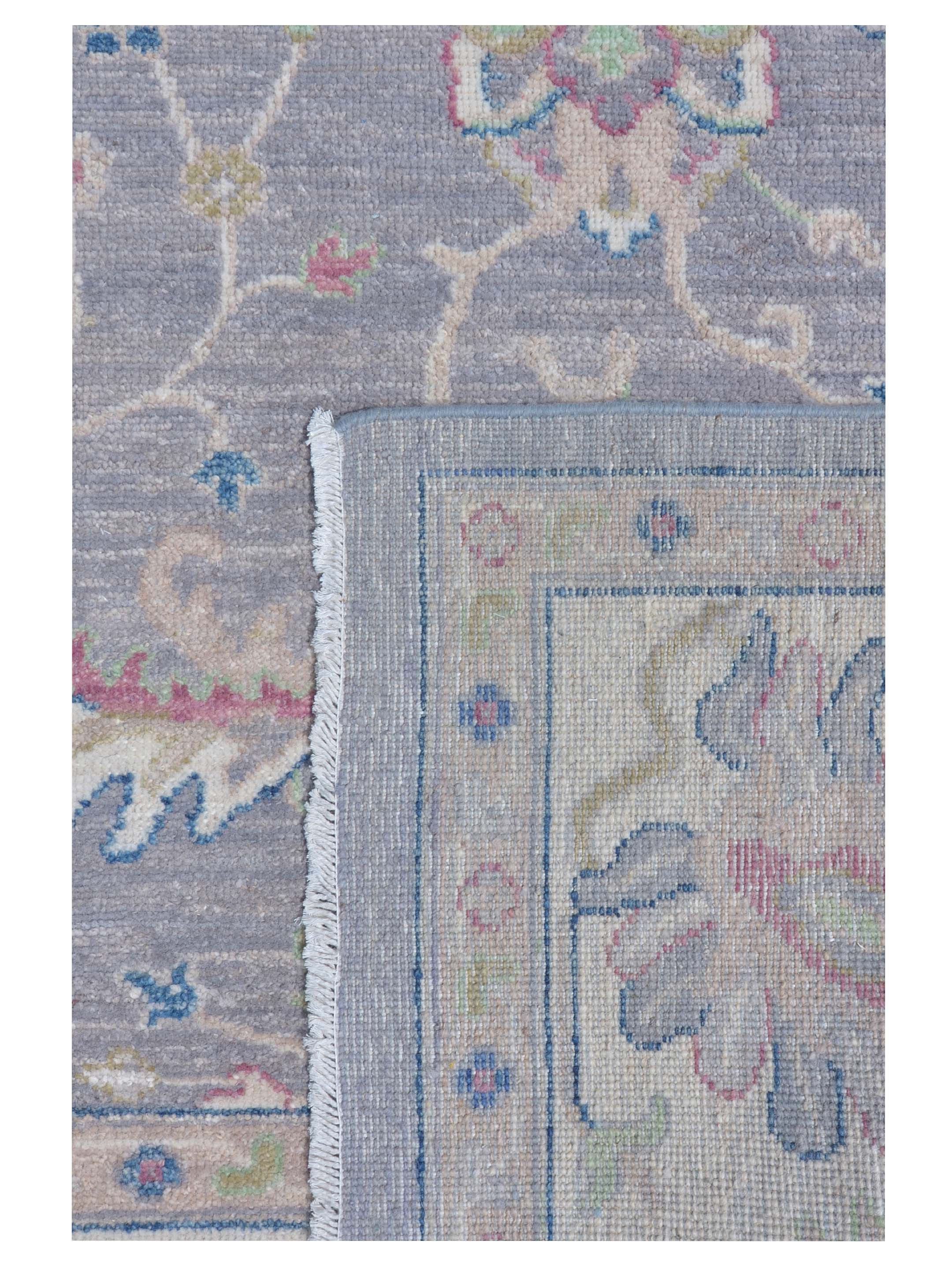Ushak Wool Weft Hand Knotted Grey 8x10 - Image 5 of 5