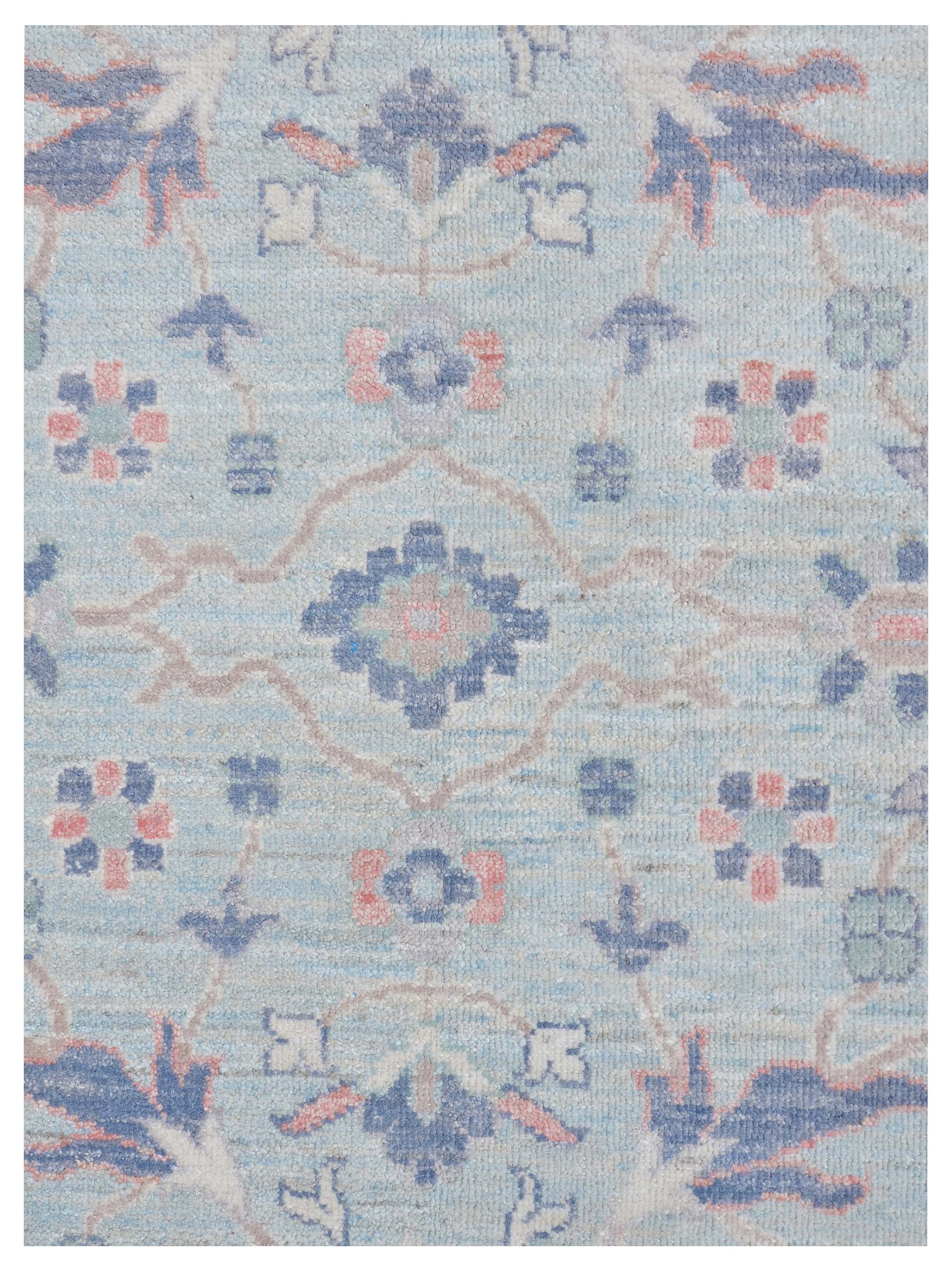 Ushak Wool Weft Hand Knotted Grey 9x12 - Image 3 of 5