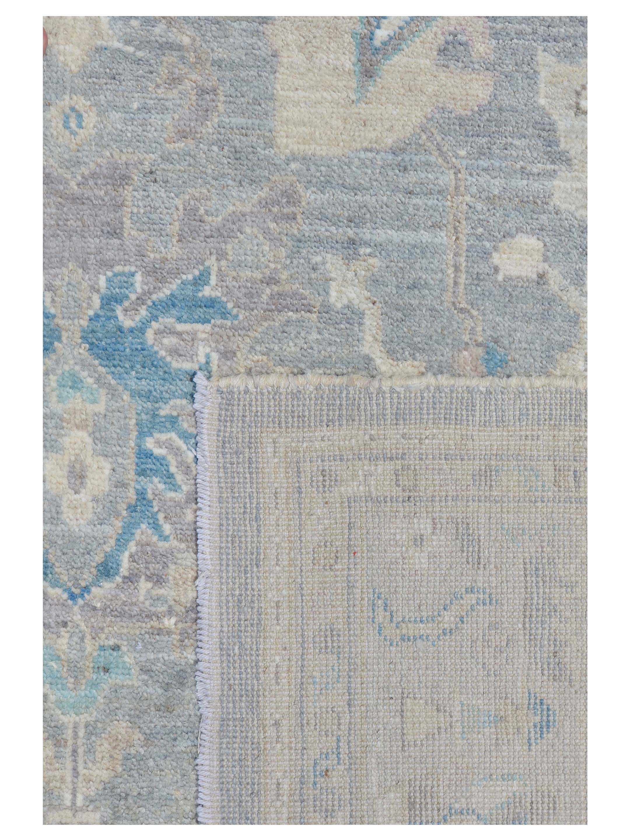 Ushak Wool Weft Hand Knotted Green 6x9 - Image 5 of 5