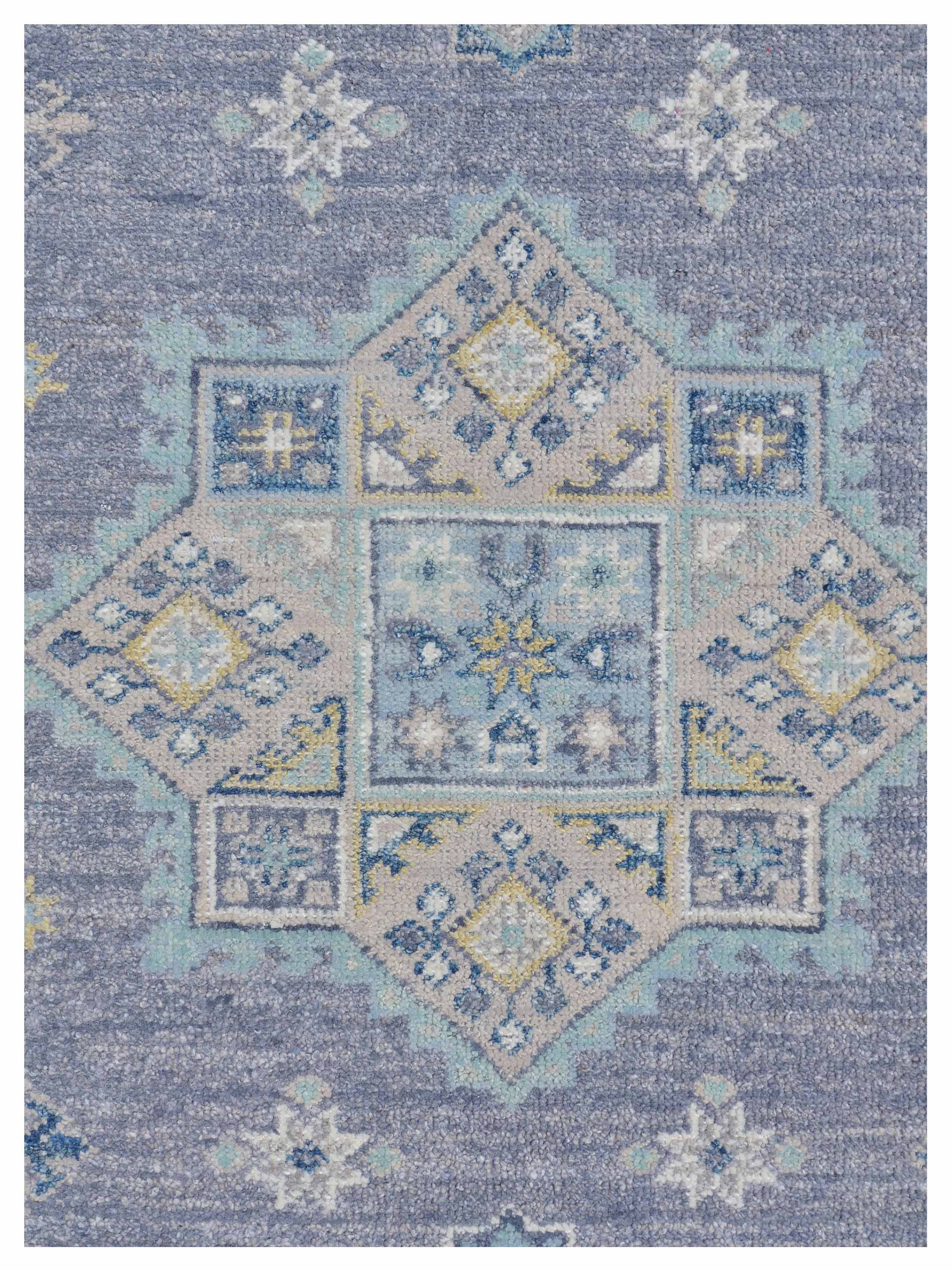 Ushak Hand Knotted Grey 8x10 - Image 3 of 5