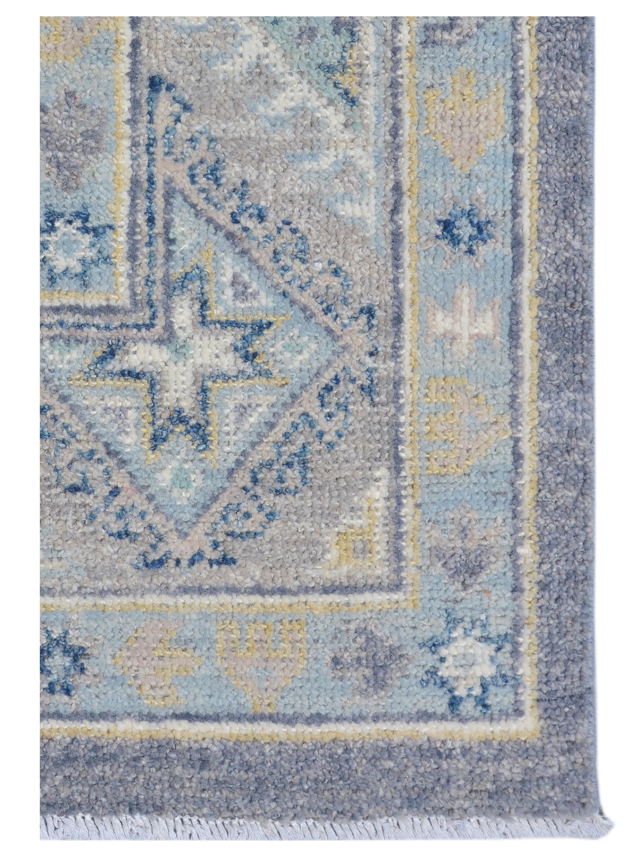 Ushak Hand Knotted Grey 8x10 - Image 4 of 5