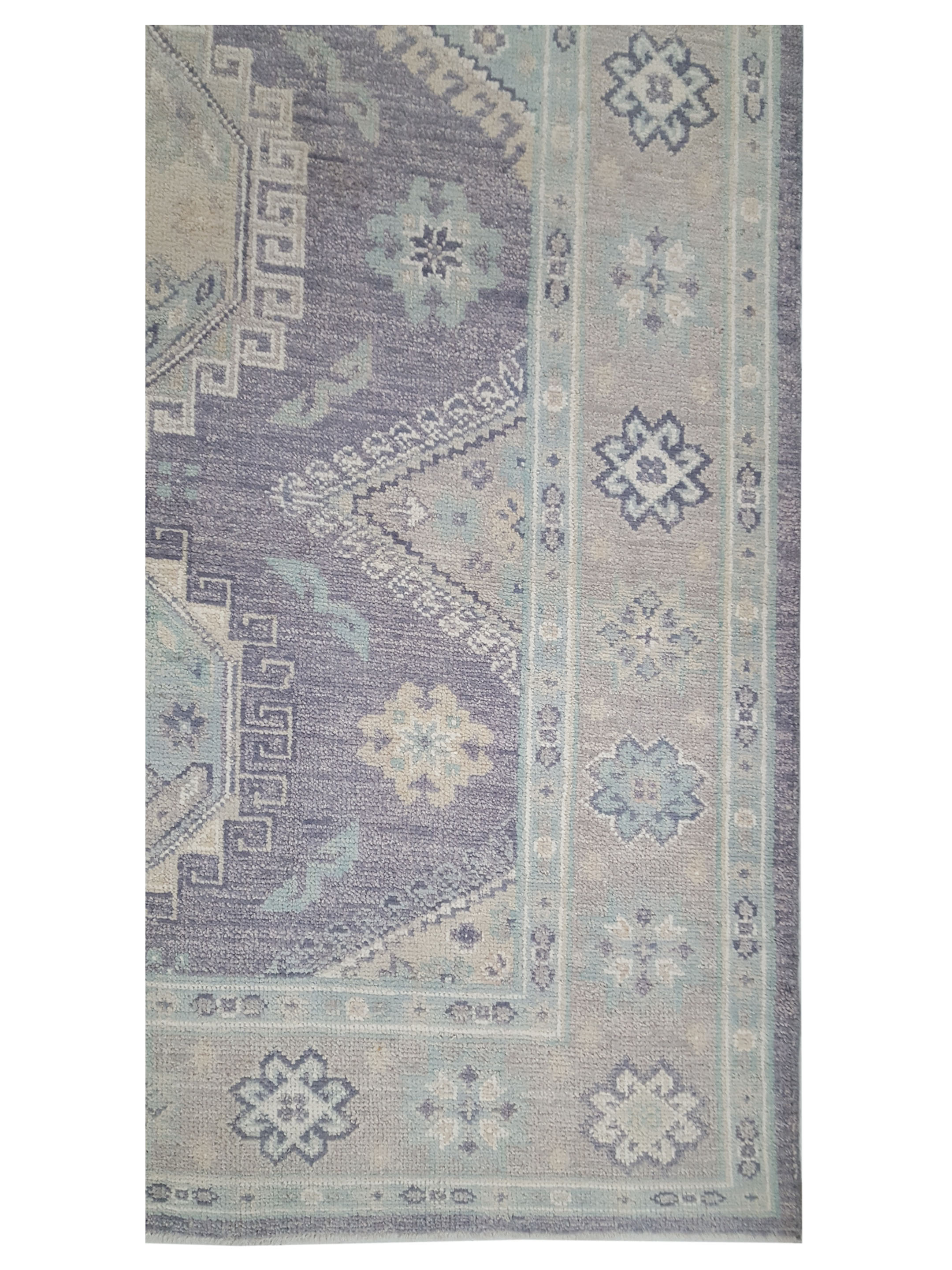 Ushak Hand Knotted Grey 8x10 - Image 2 of 5