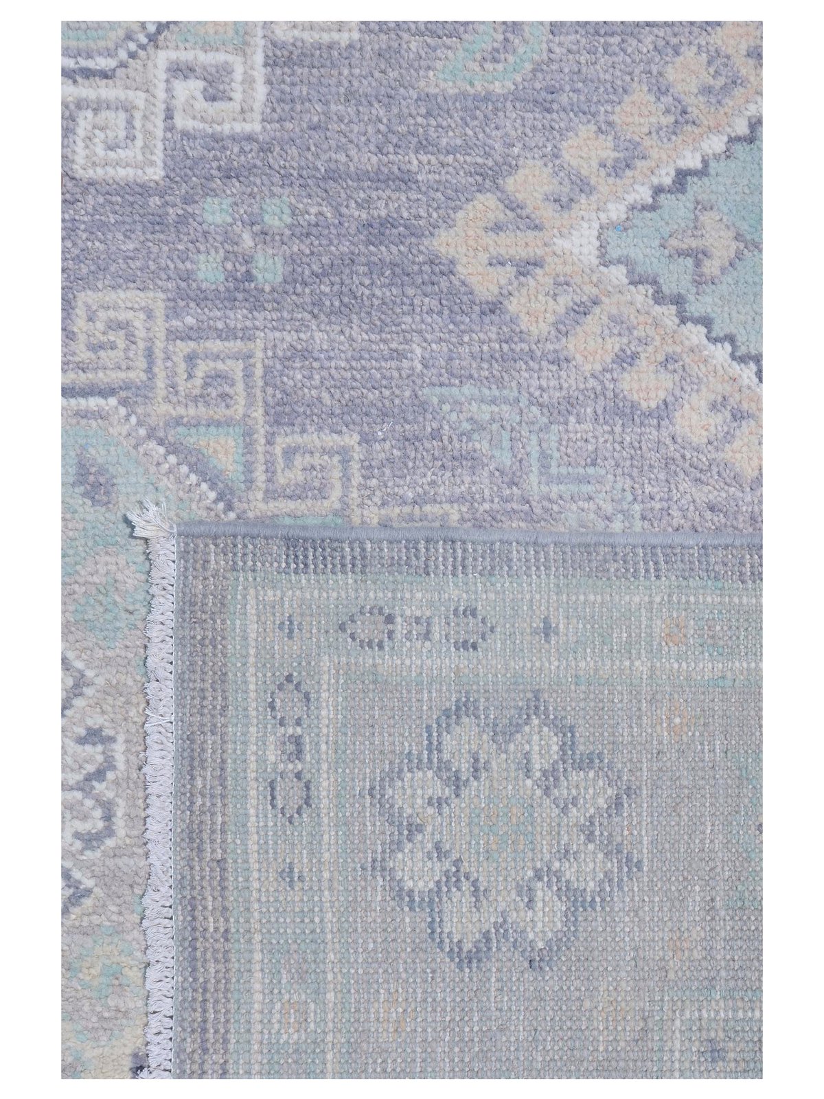 Ushak Hand Knotted Grey 8x10 - Image 5 of 5