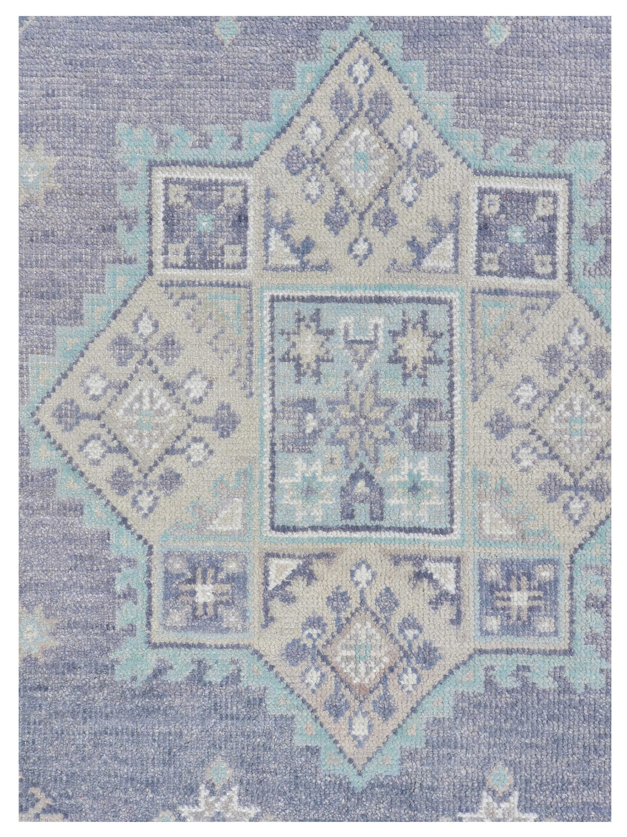 Ushak Hand Knotted Grey 9x12 - Image 3 of 5