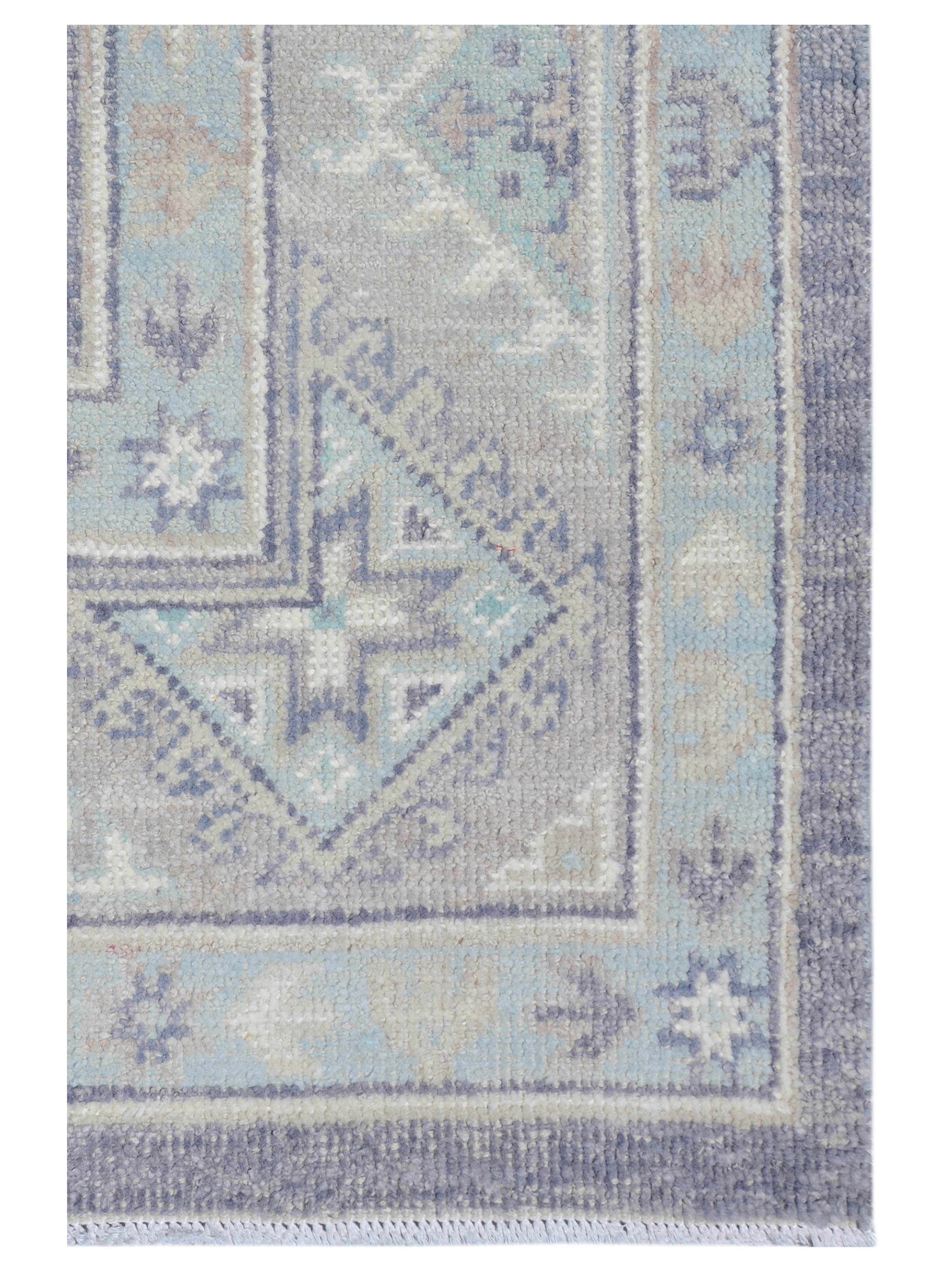Ushak Hand Knotted Grey 9x12 - Image 4 of 5