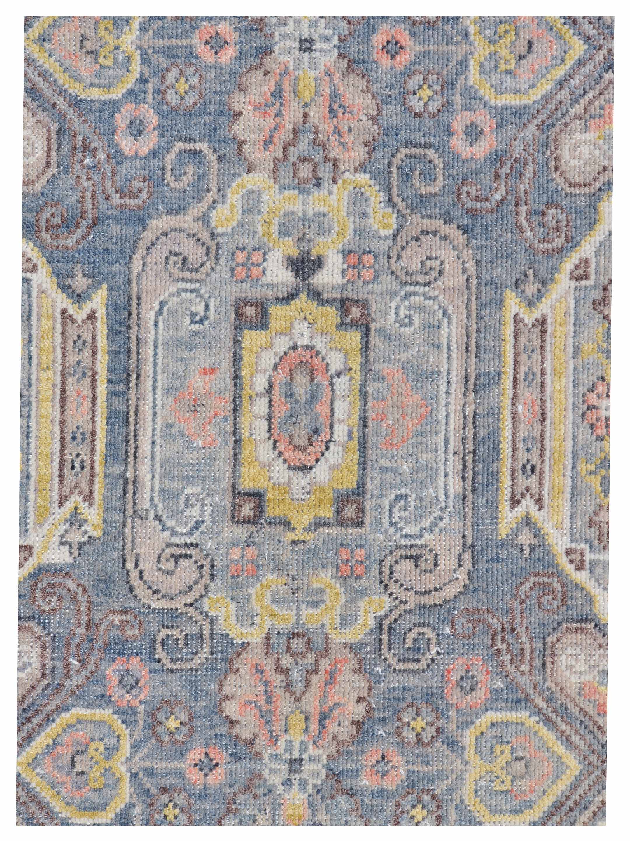 Ushak Hand Knotted Grey 10x14 - Image 3 of 5