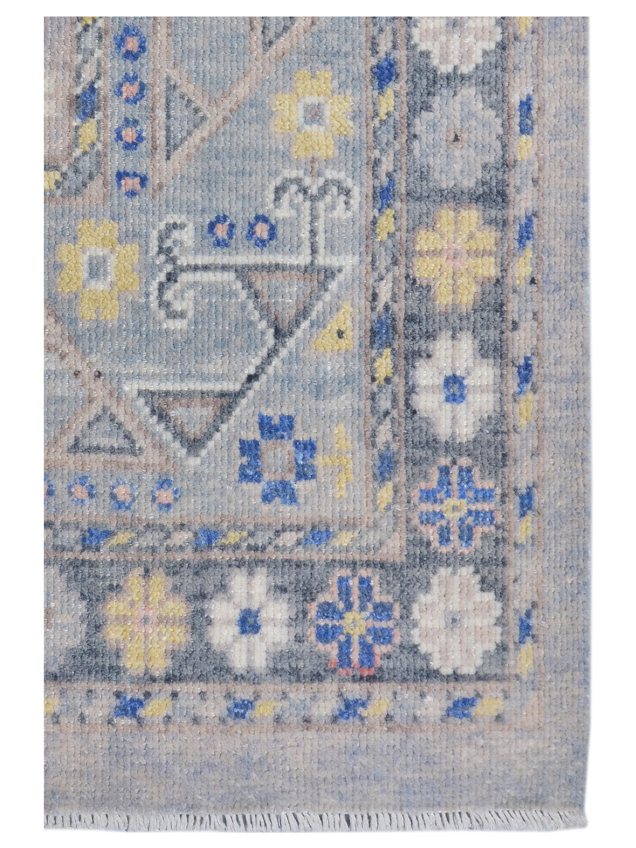 Ushak Hand Knotted Beige 10x14 - Image 4 of 5
