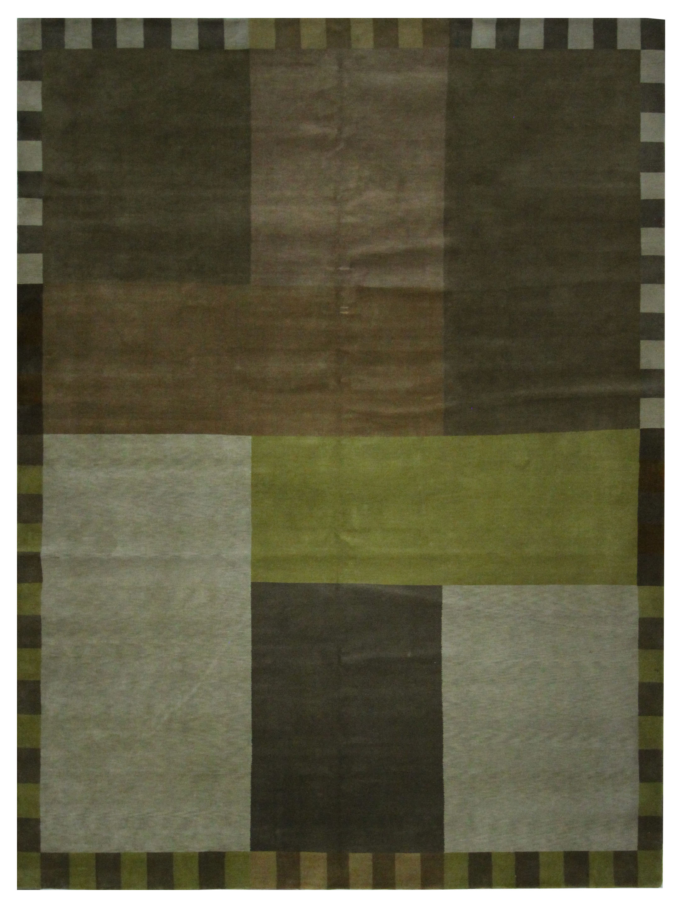 Tranquality Hand Knotted Olive 8x11