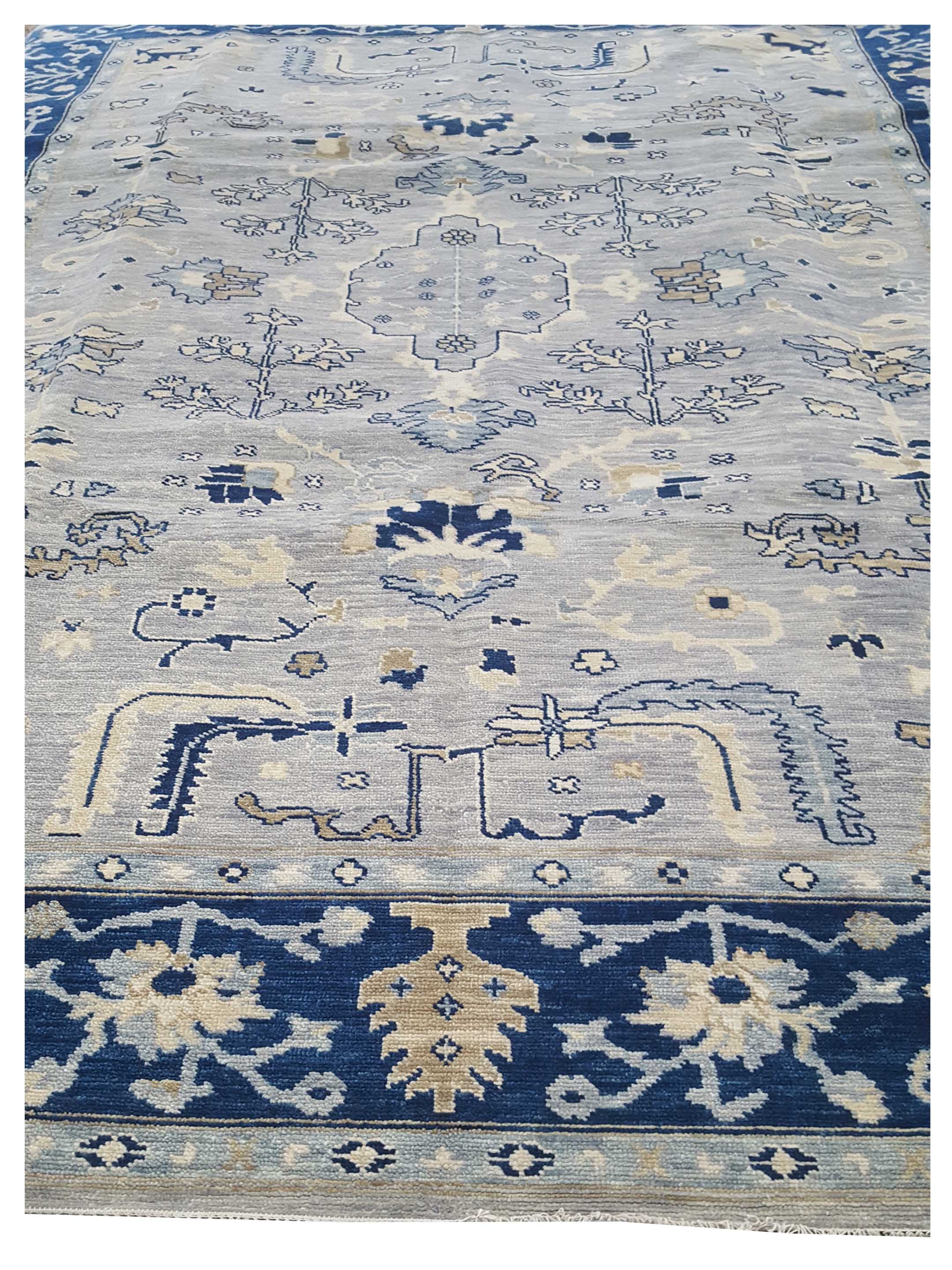 Anatolian Revival Hand Knotted Lt.Grey 10x14 - Image 2 of 5
