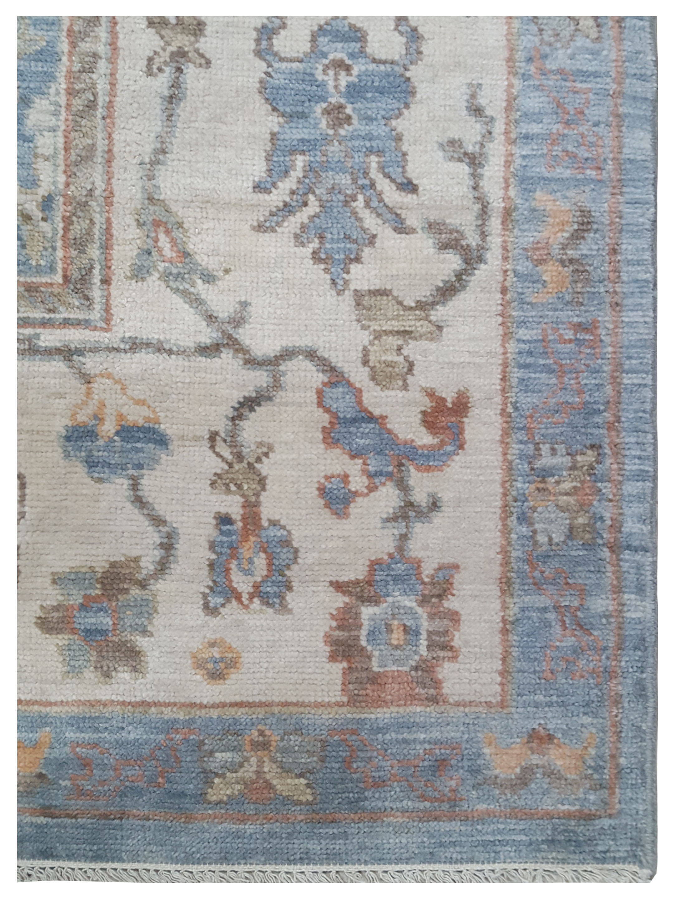 Anatolian Revival Hand Knotted Lt.Blue 10x14 - Image 2 of 3