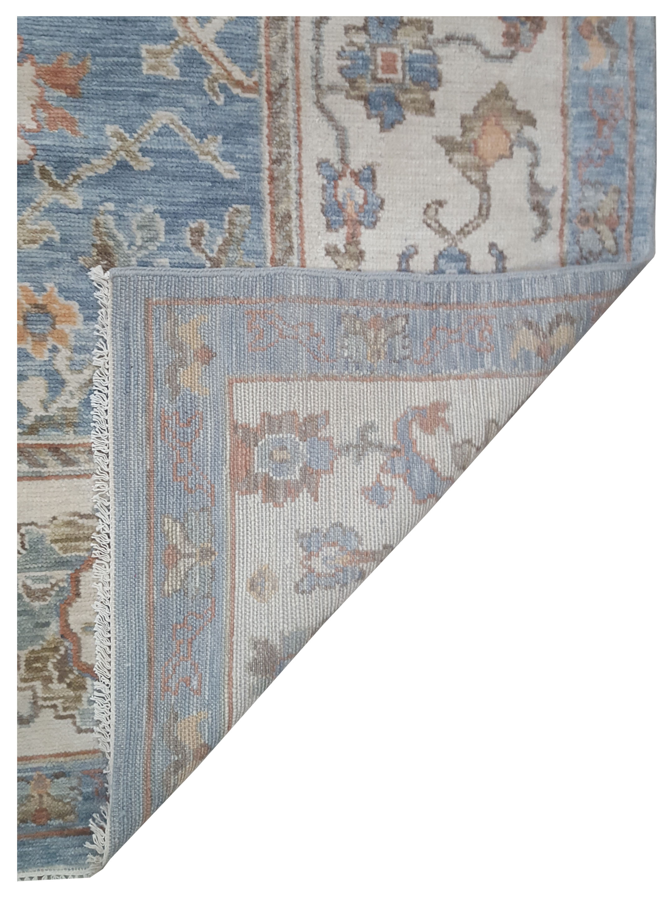 Anatolian Revival Hand Knotted Lt.Blue 10x14 - Image 3 of 3