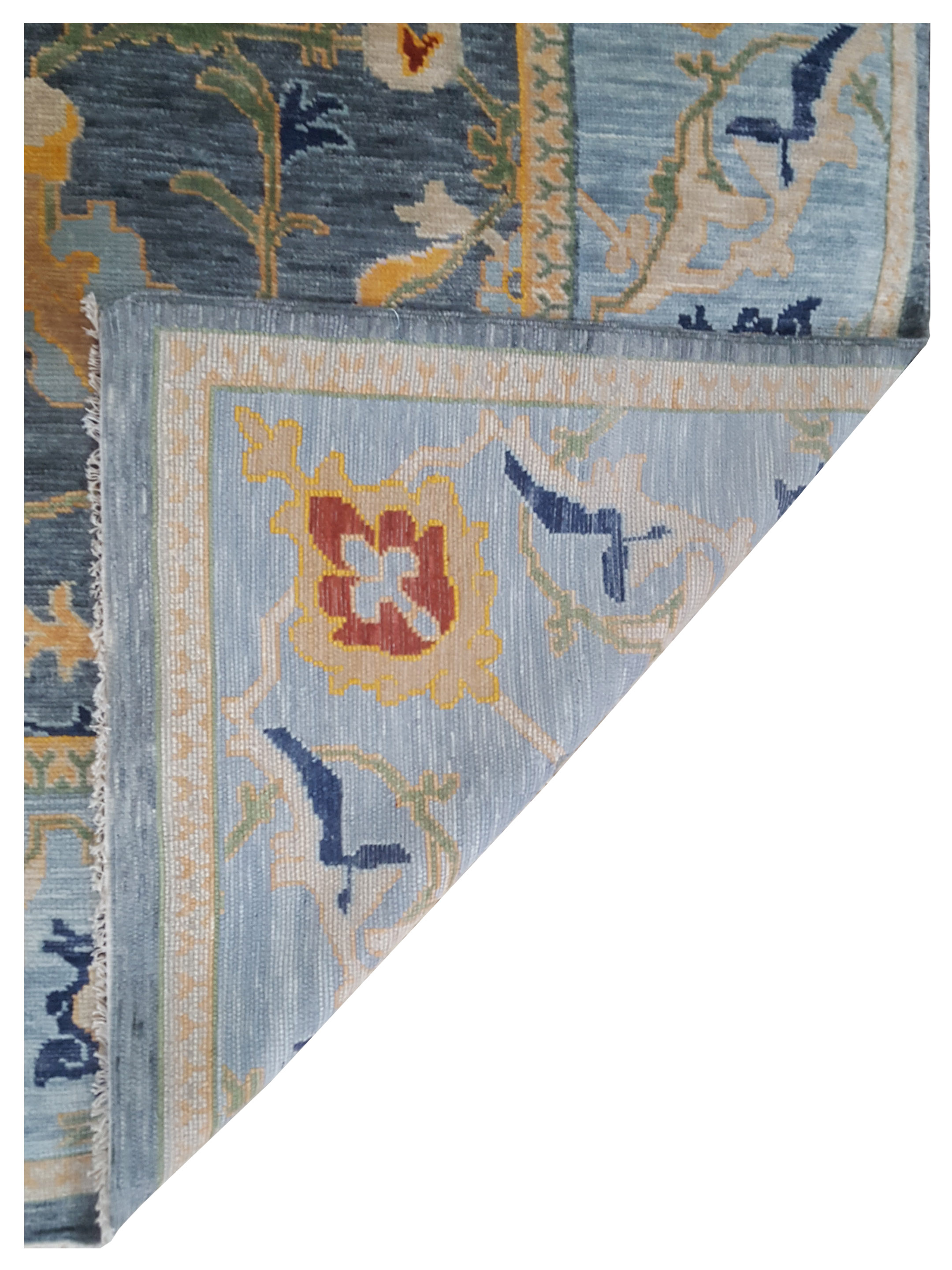 Anatolian Revival Hand Knotted D.Grey 10x14 - Image 3 of 3