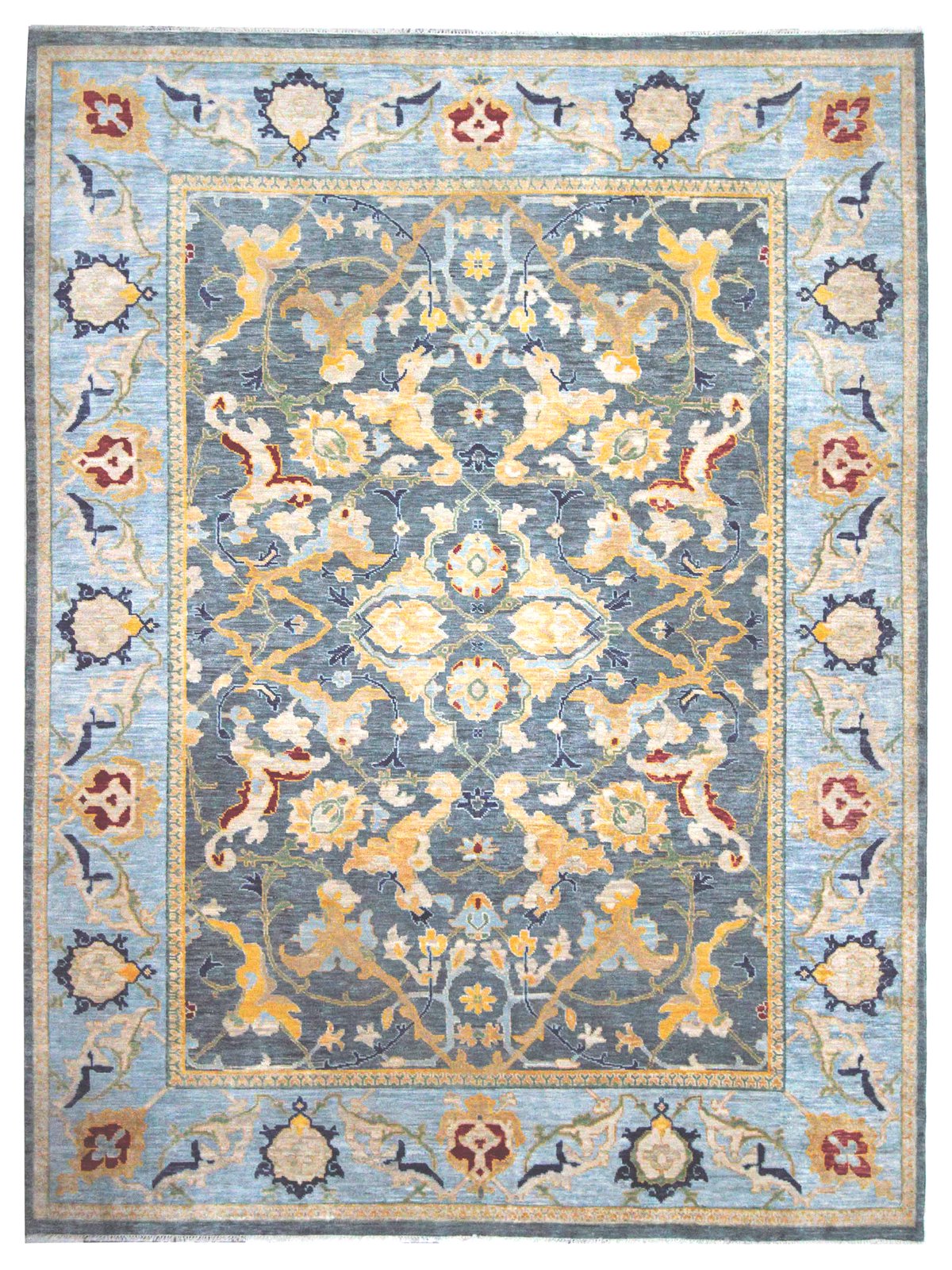 Anatolian Revival Hand Knotted D.Grey 10x14