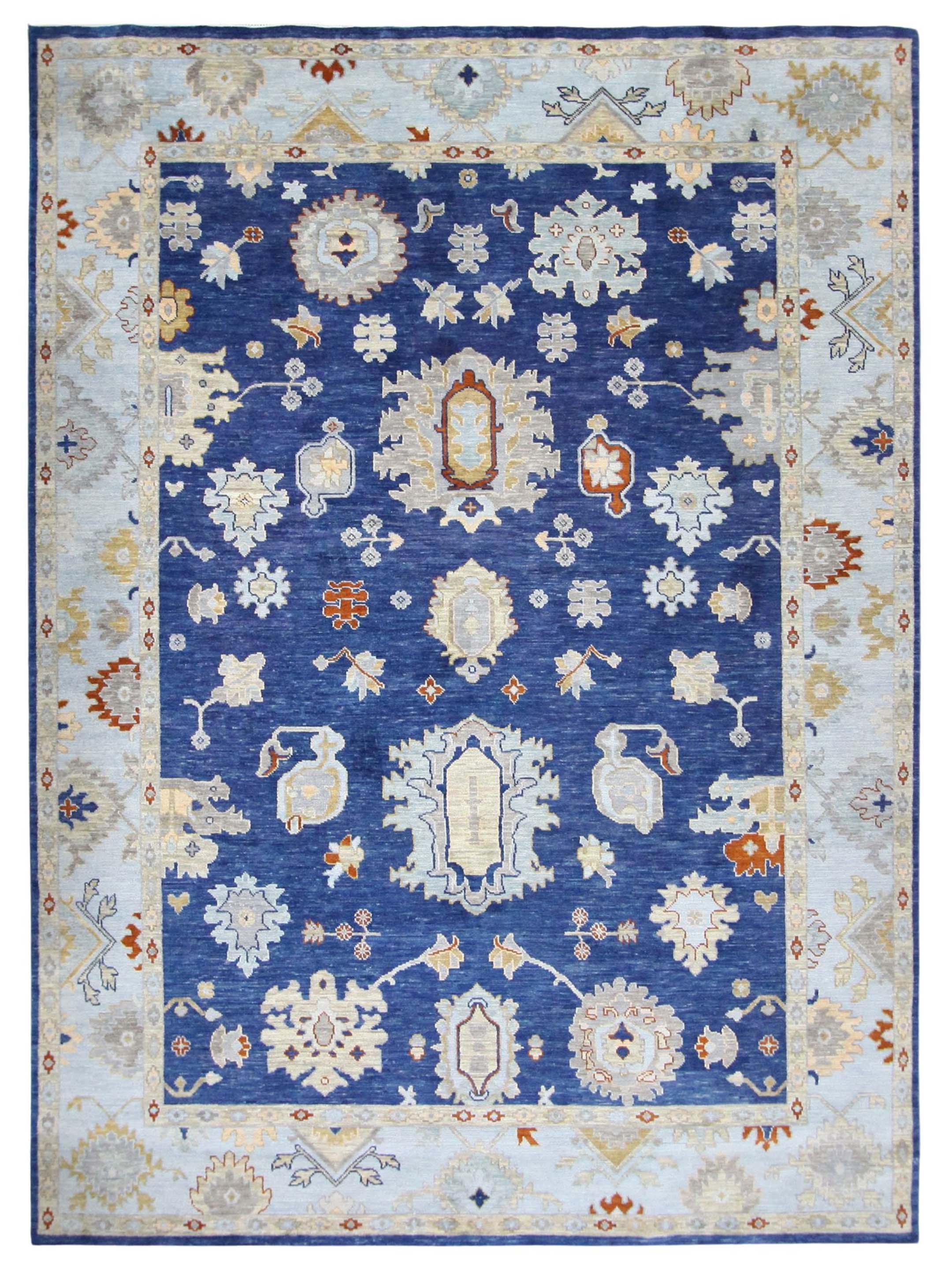Anatolian Revival Hand Knotted Navy 10x14