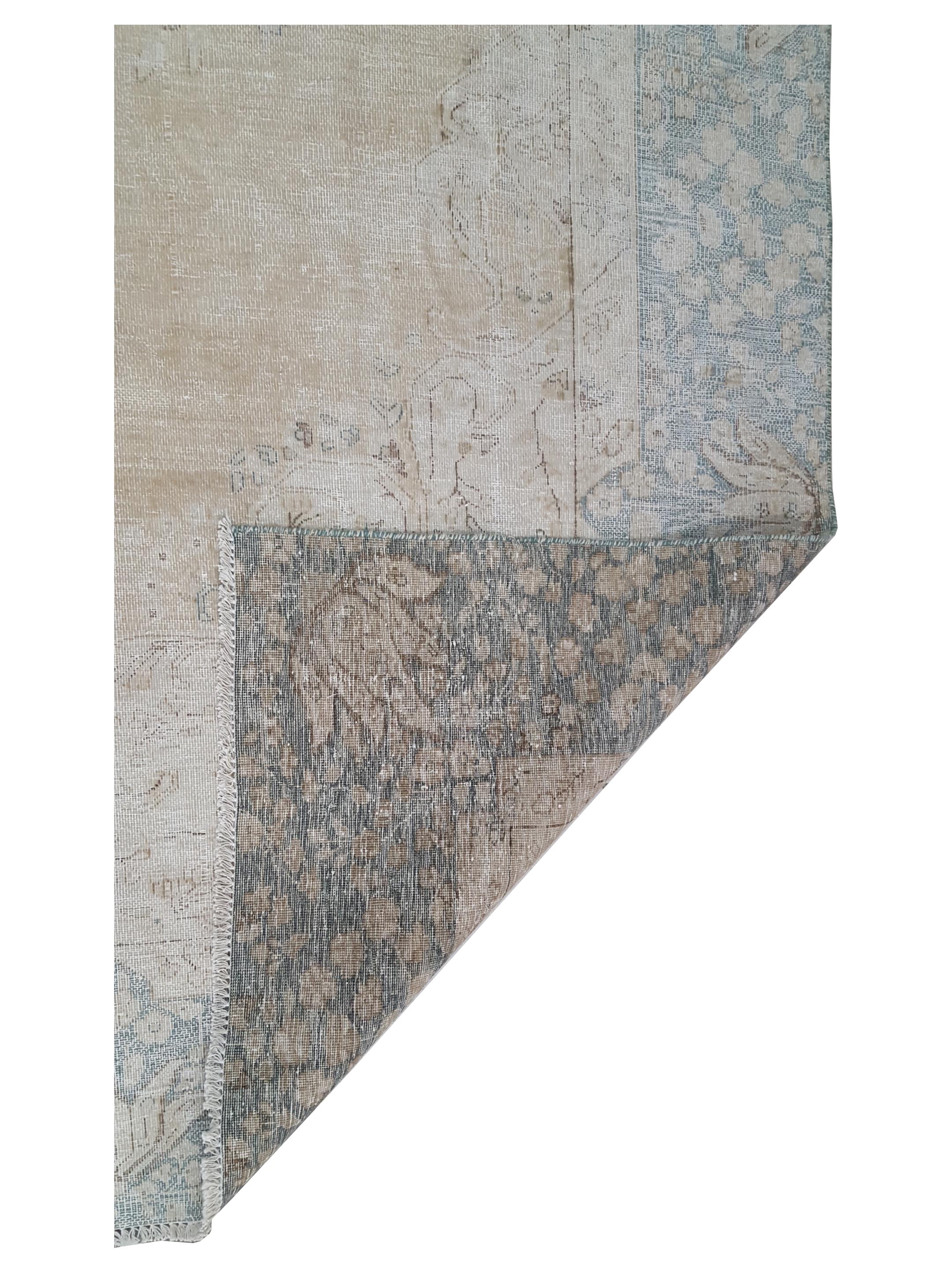 Vintage Hand Knotted Beige 9x12 - Image 3 of 3