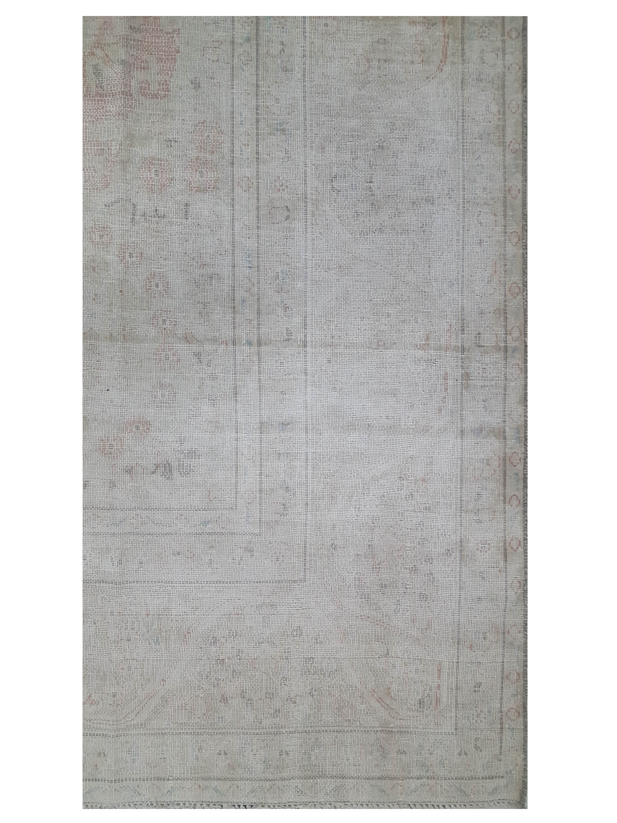 Vintage Hand Knotted Ivory 9x12 - Image 2 of 3