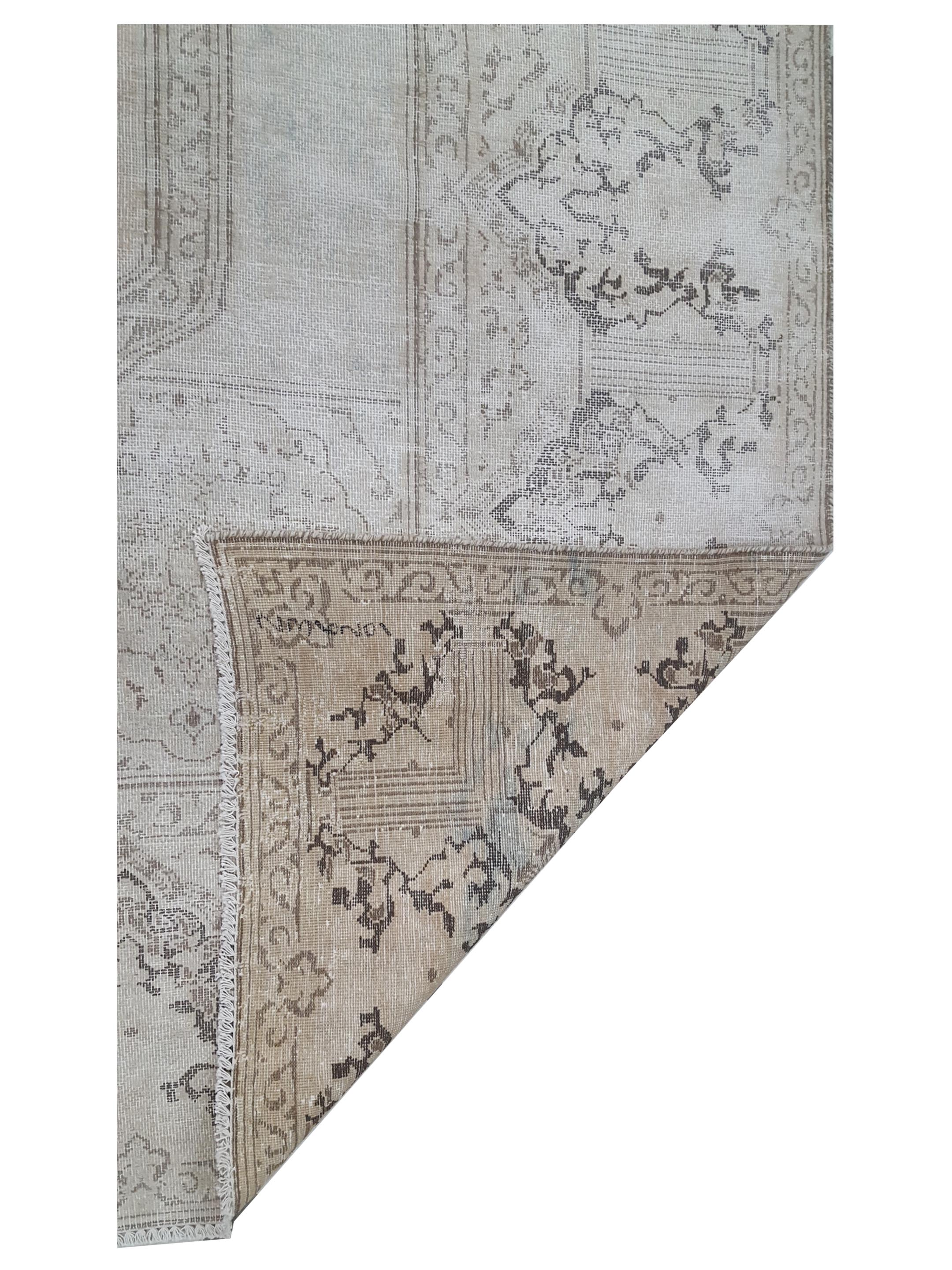 Vintage Hand Knotted Ivory 9x12 - Image 3 of 3