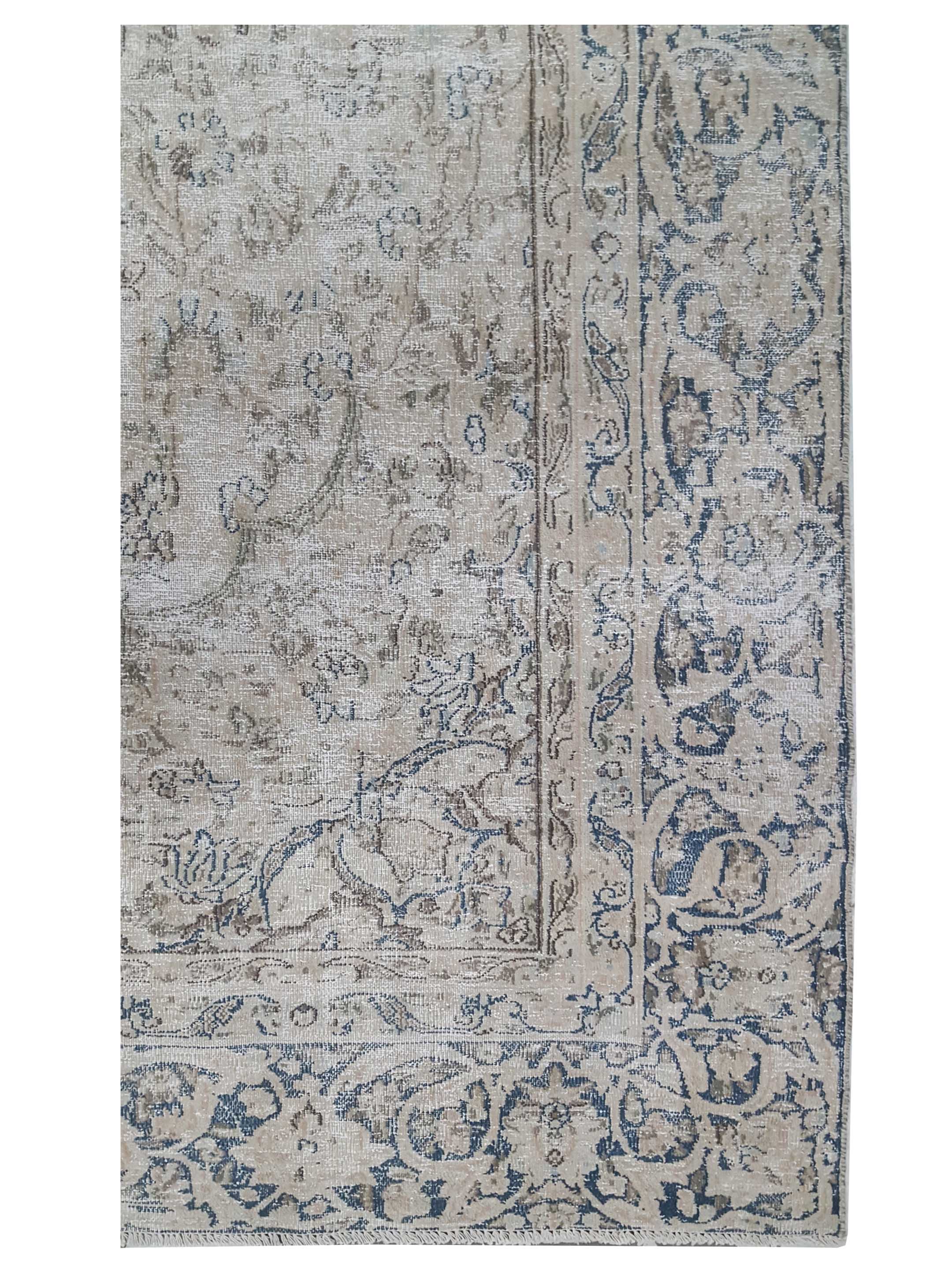 Vintage Hand Knotted Ivory 9x13 - Image 2 of 2