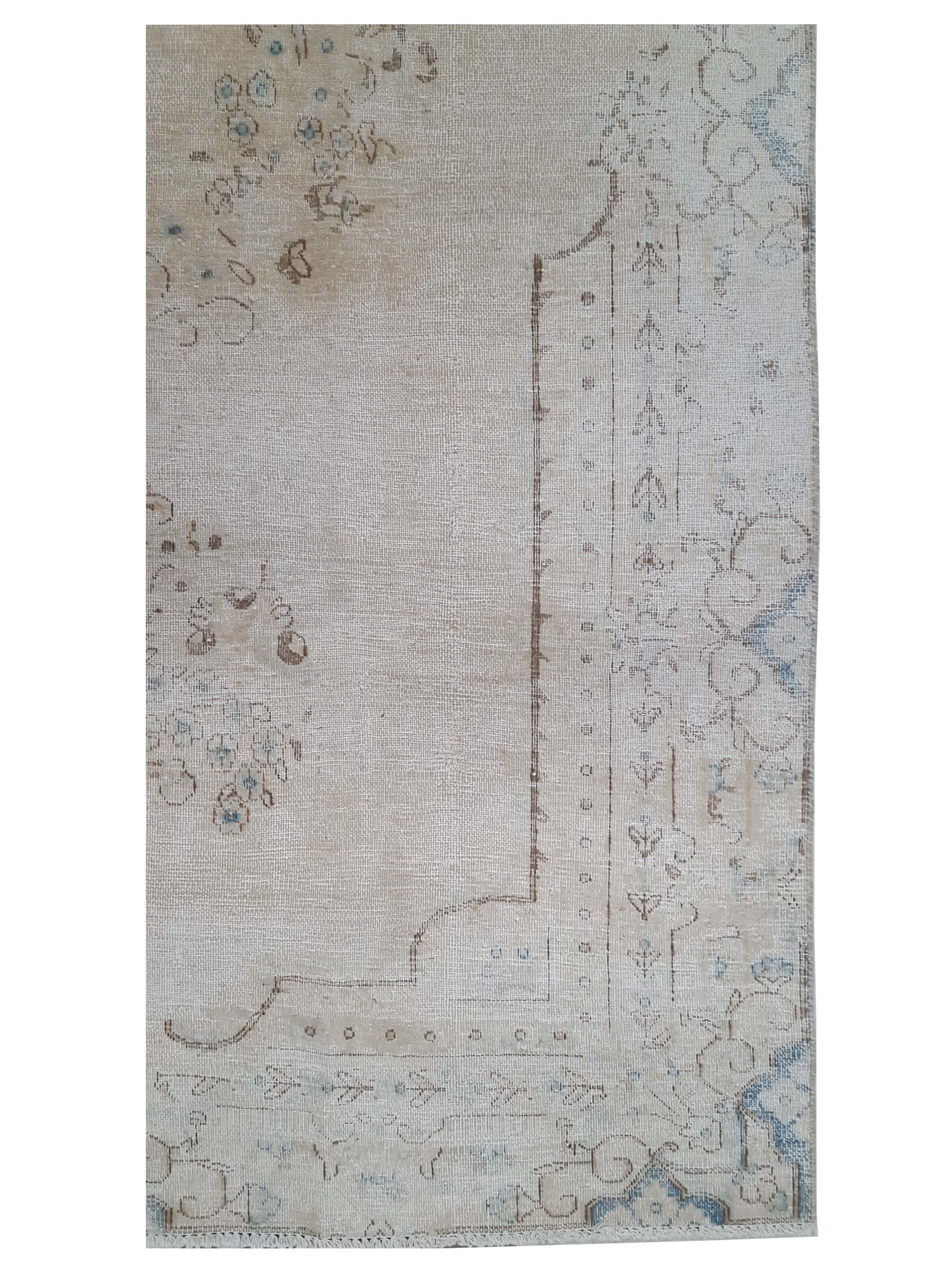 Vintage Hand Knotted Ivory 6x9 - Image 2 of 3