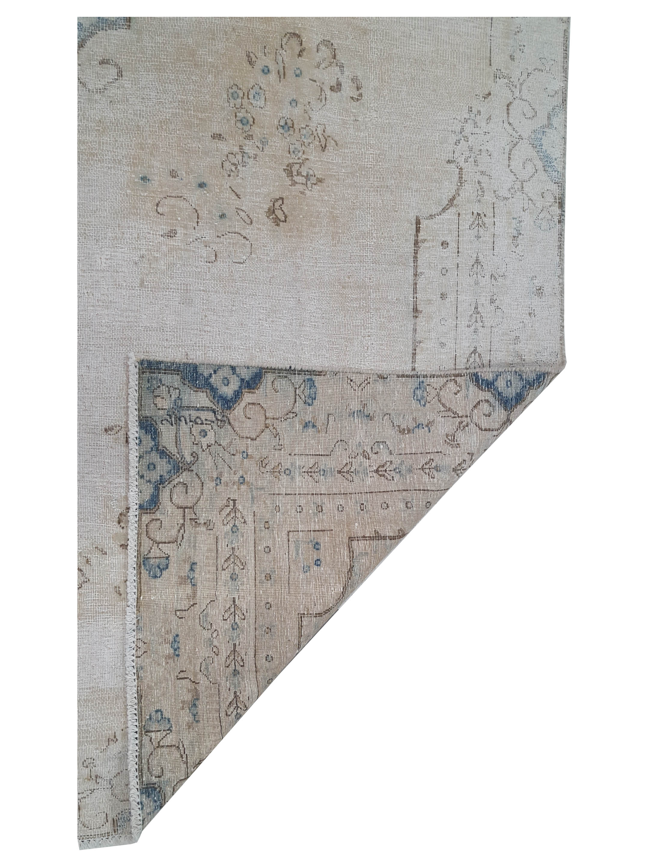 Vintage Hand Knotted Ivory 6x9 - Image 3 of 3