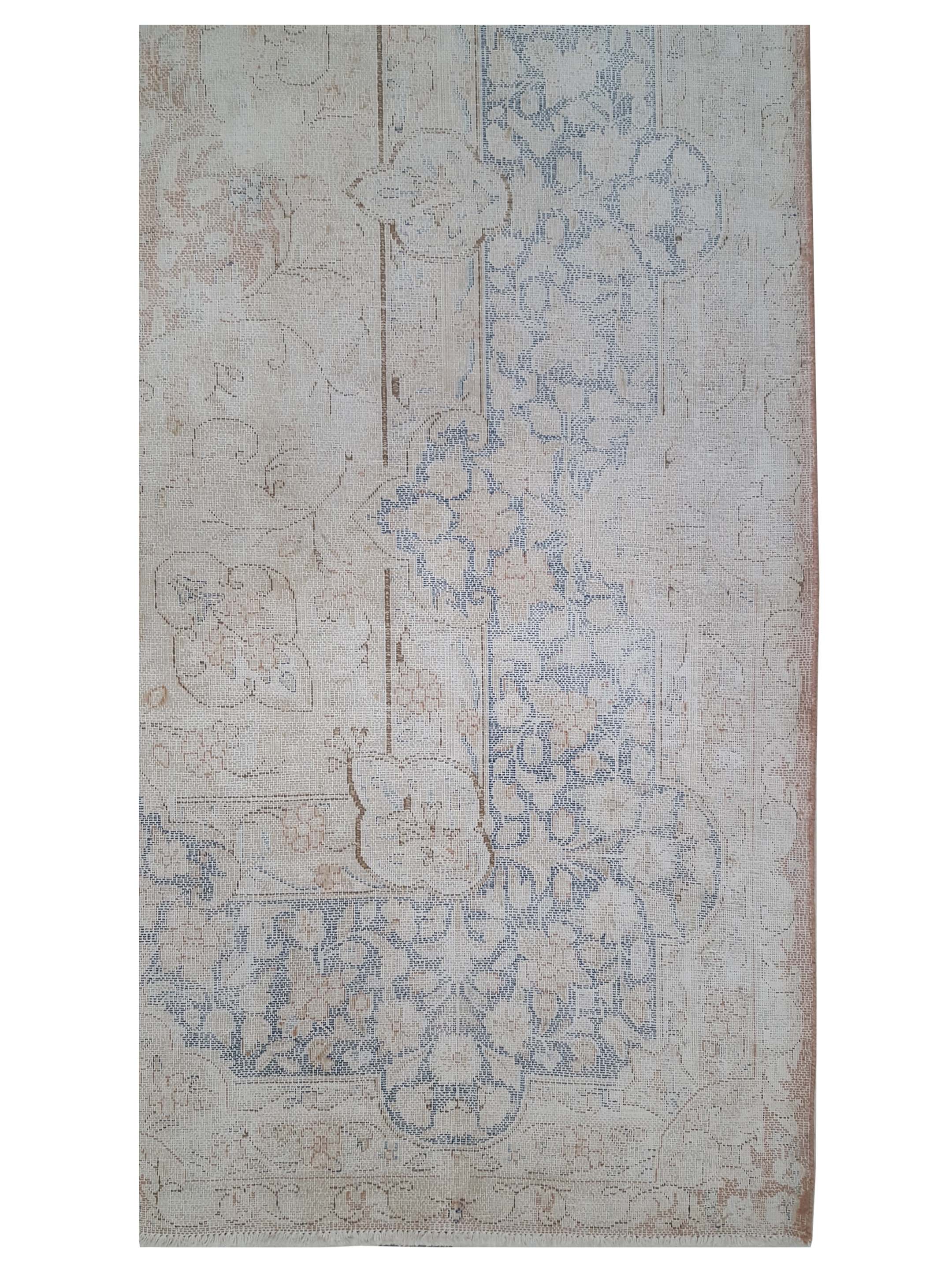 Vintage Hand Knotted Ivory 10x13 - Image 2 of 2