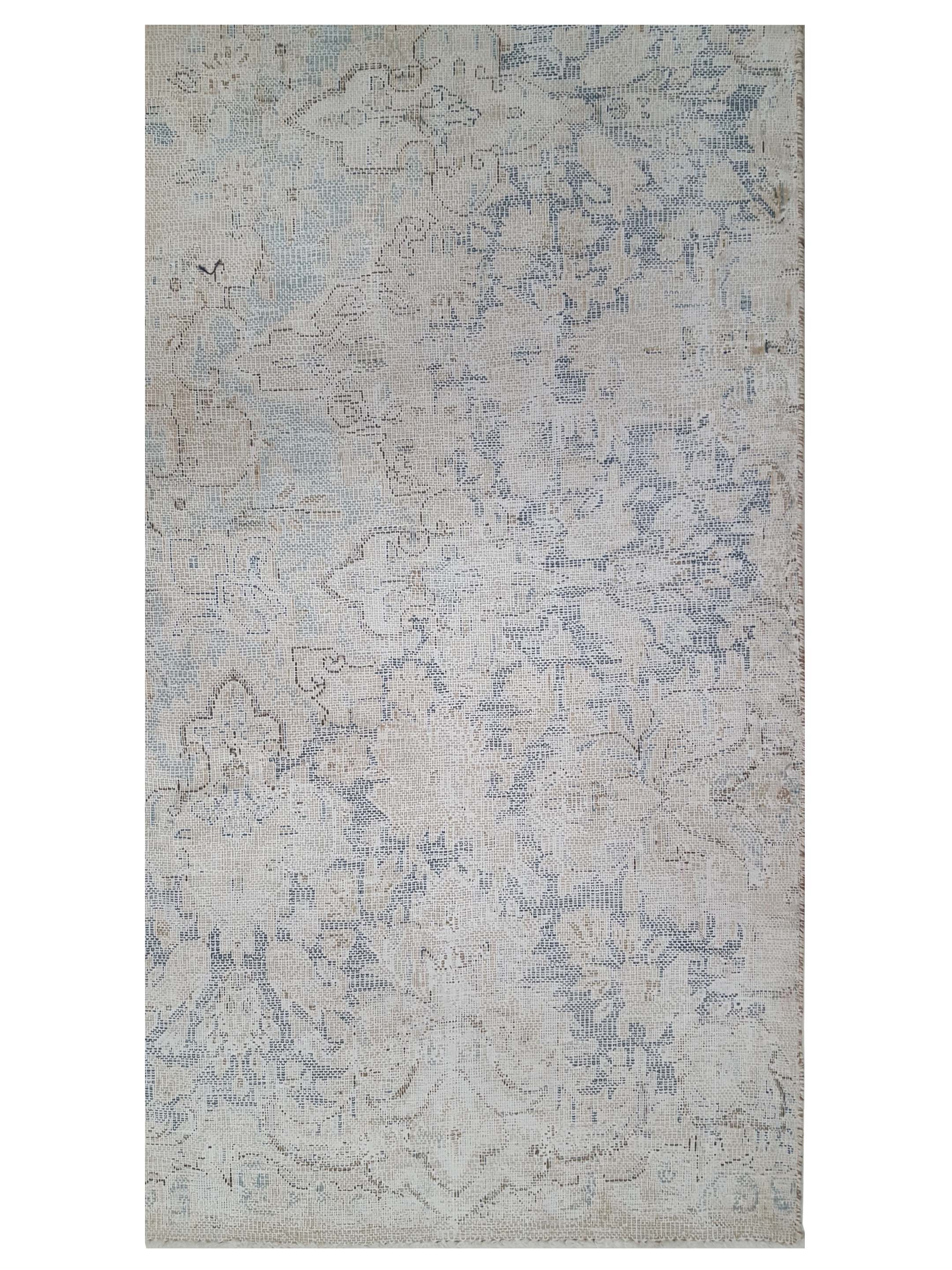 Vintage Hand Knotted Ivory 9x13 - Image 2 of 2