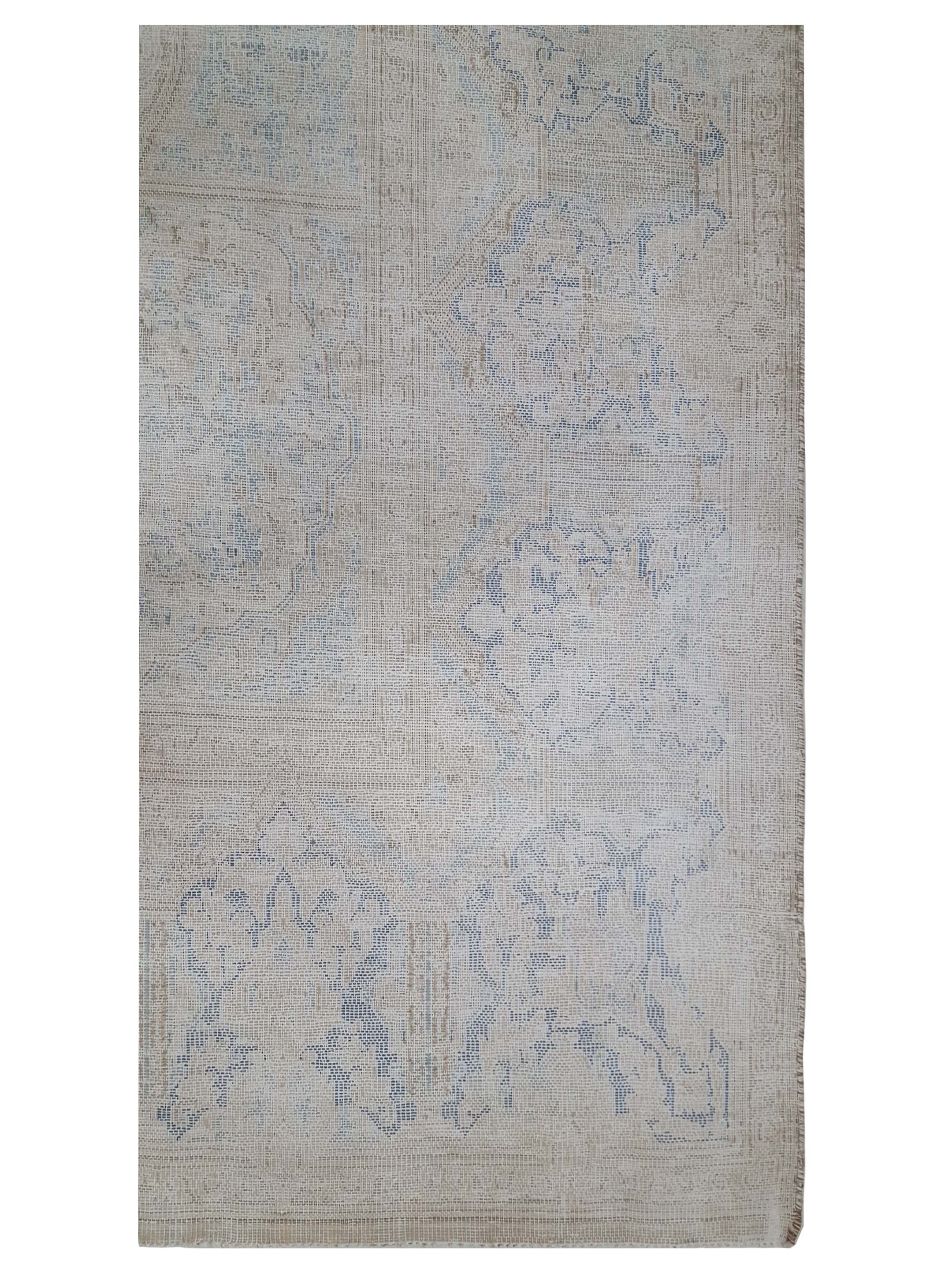 Vintage Hand Knotted Ivory 9x14 - Image 2 of 2