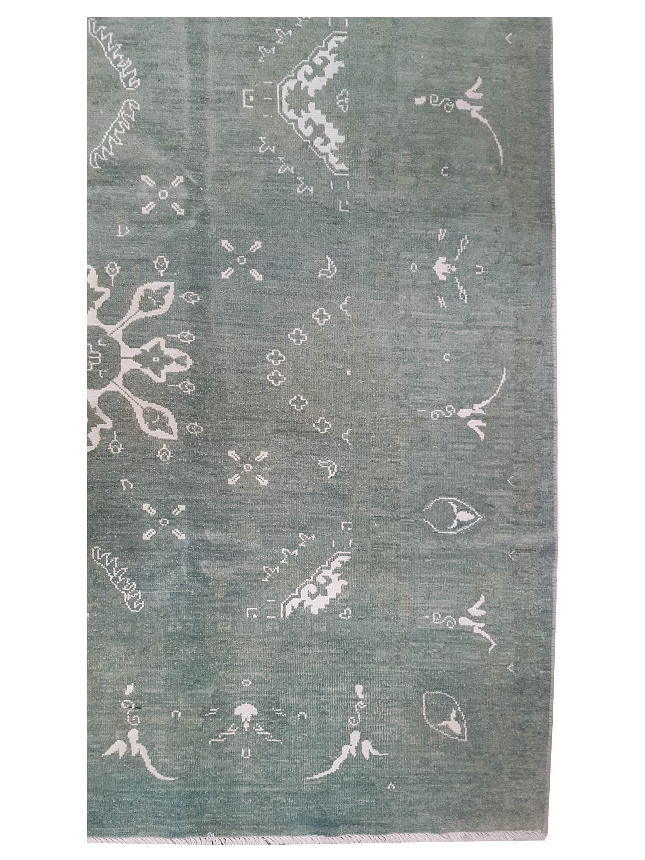Ziegler Hand Knotted Green 9x12 - Image 2 of 3