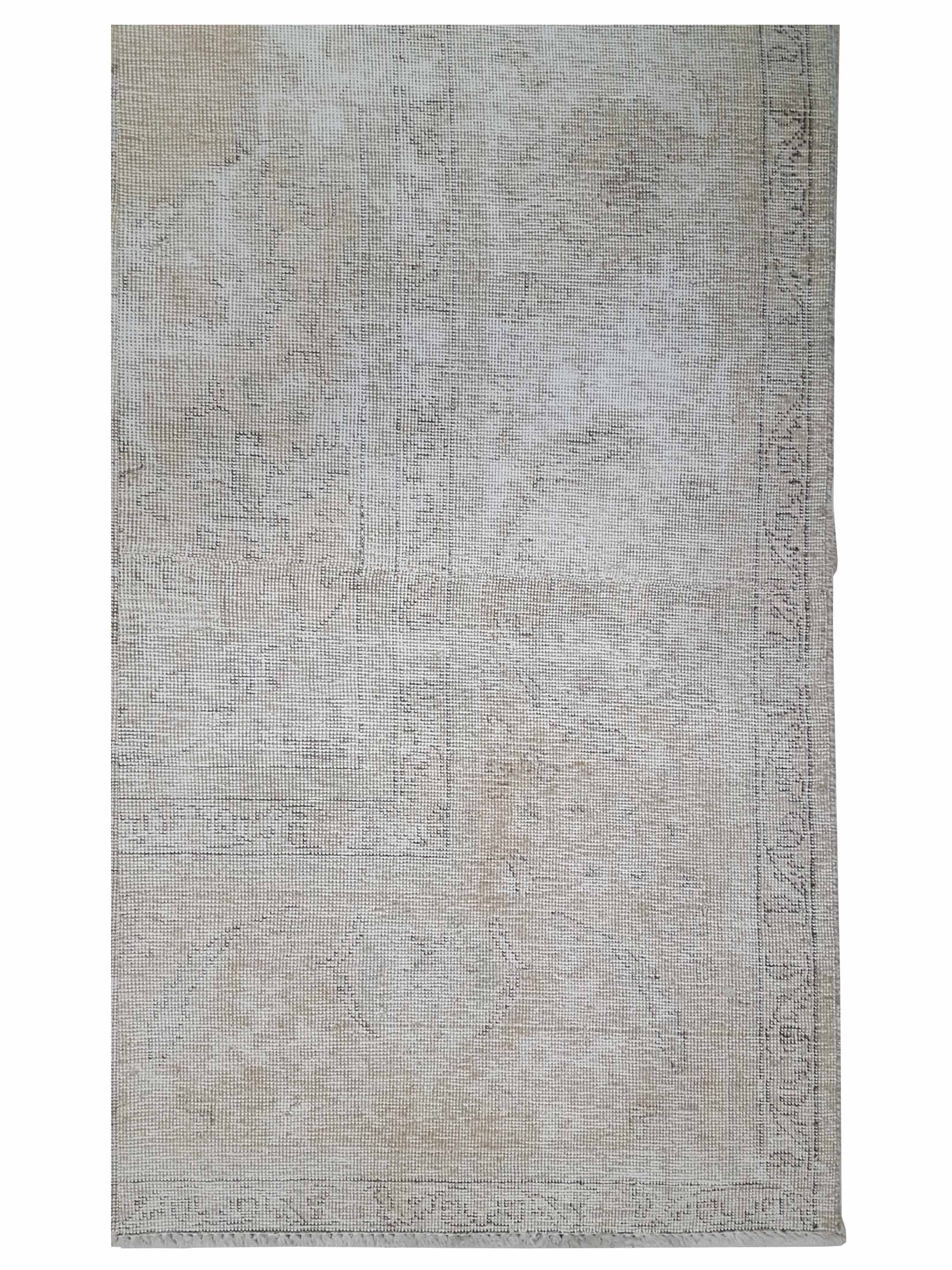 Vintage Hand Knotted Ivory 9x12 - Image 2 of 3