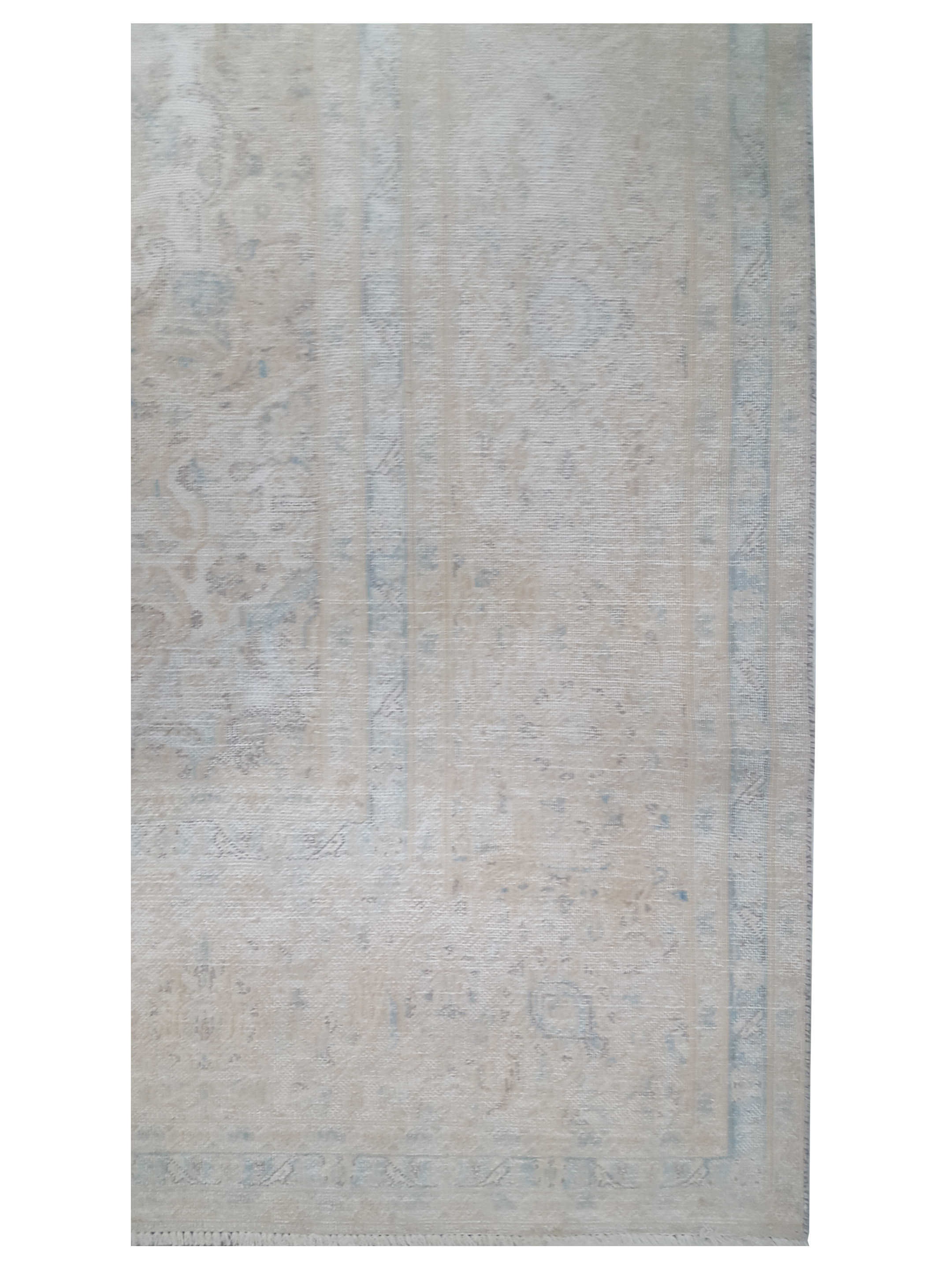 Vintage Hand Knotted Ivory 9x12 - Image 2 of 3