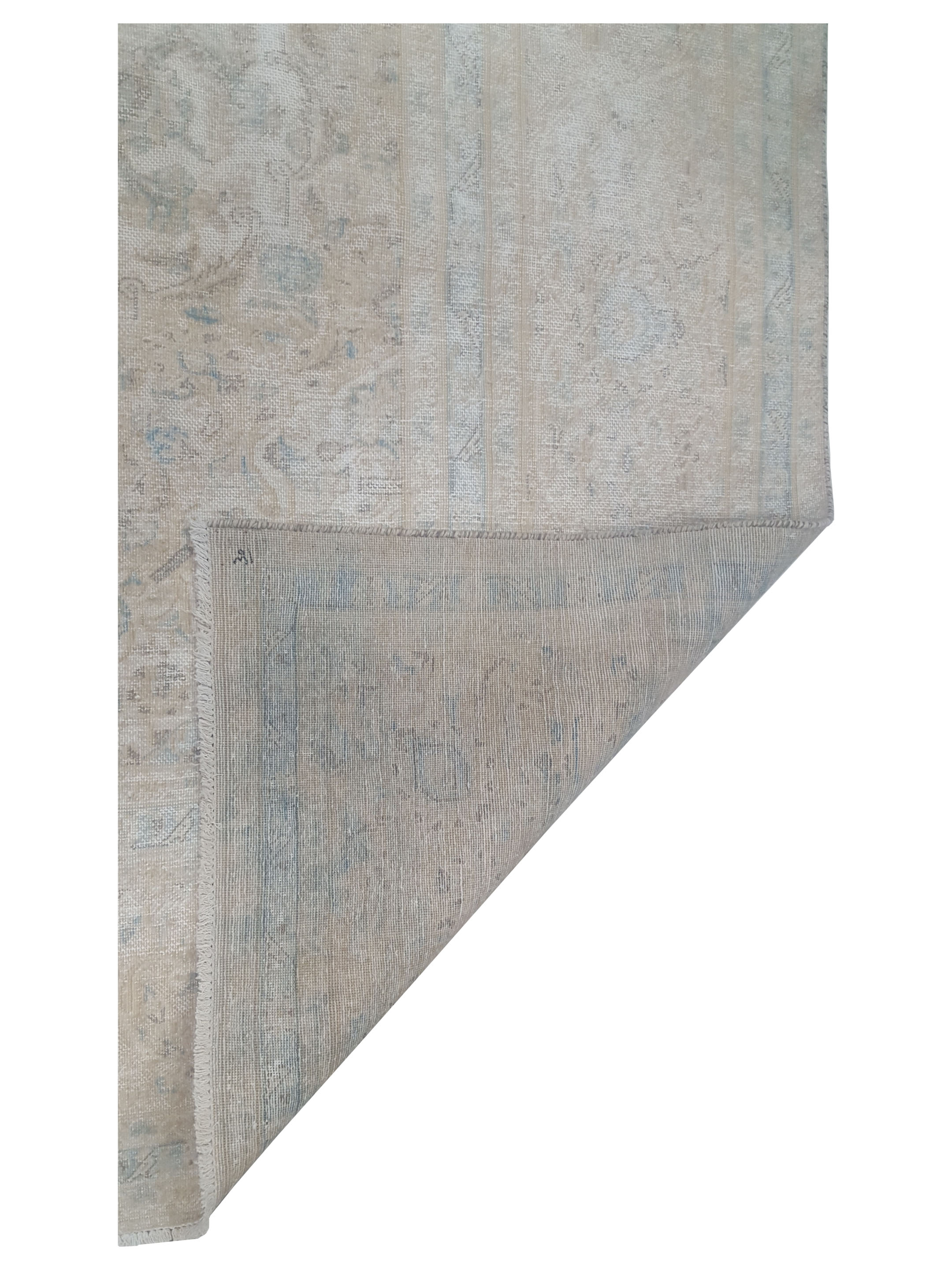 Vintage Hand Knotted Ivory 9x12 - Image 3 of 3
