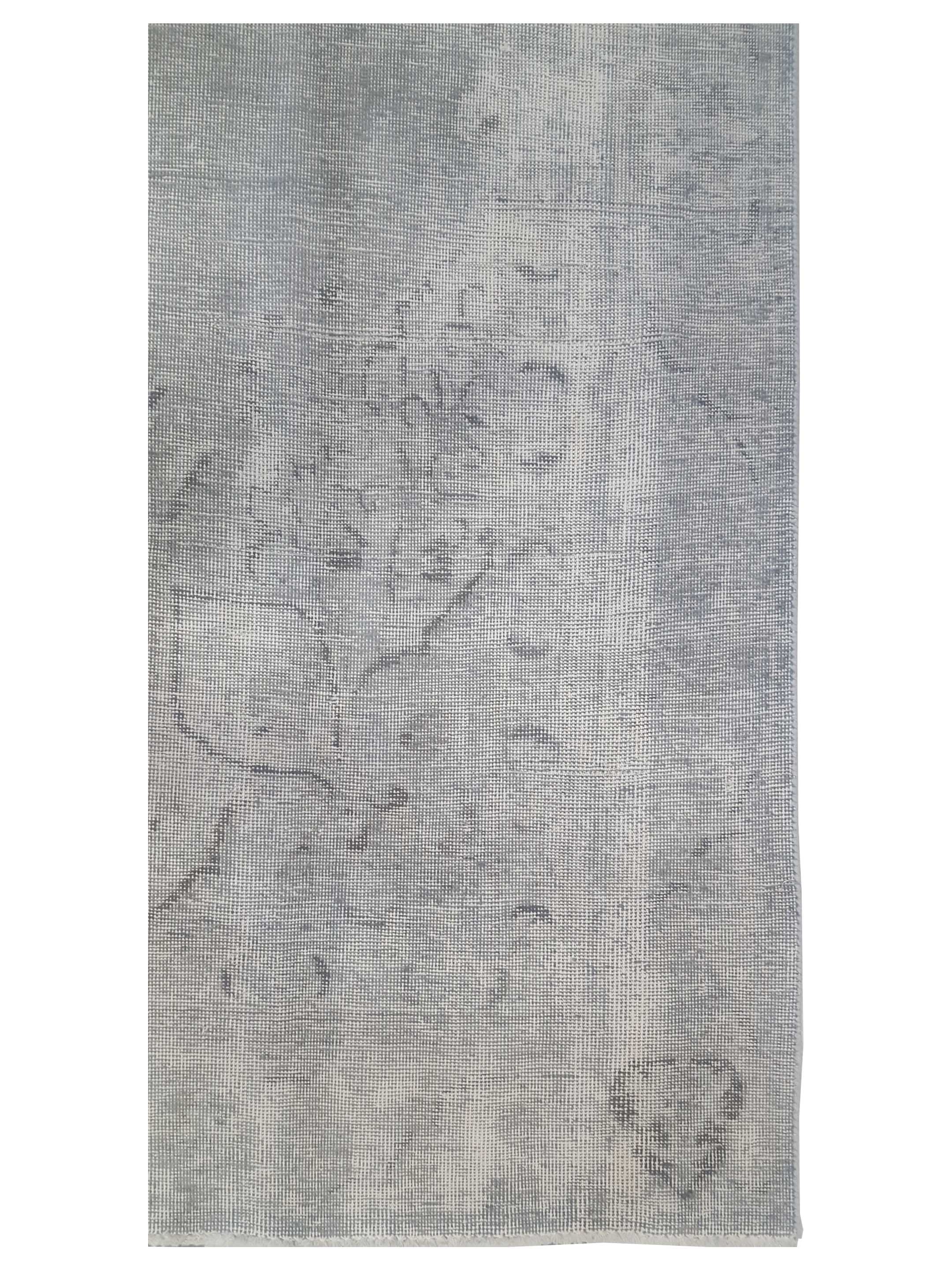 Vintage Hand Knotted Grey 7x12 - Image 2 of 3