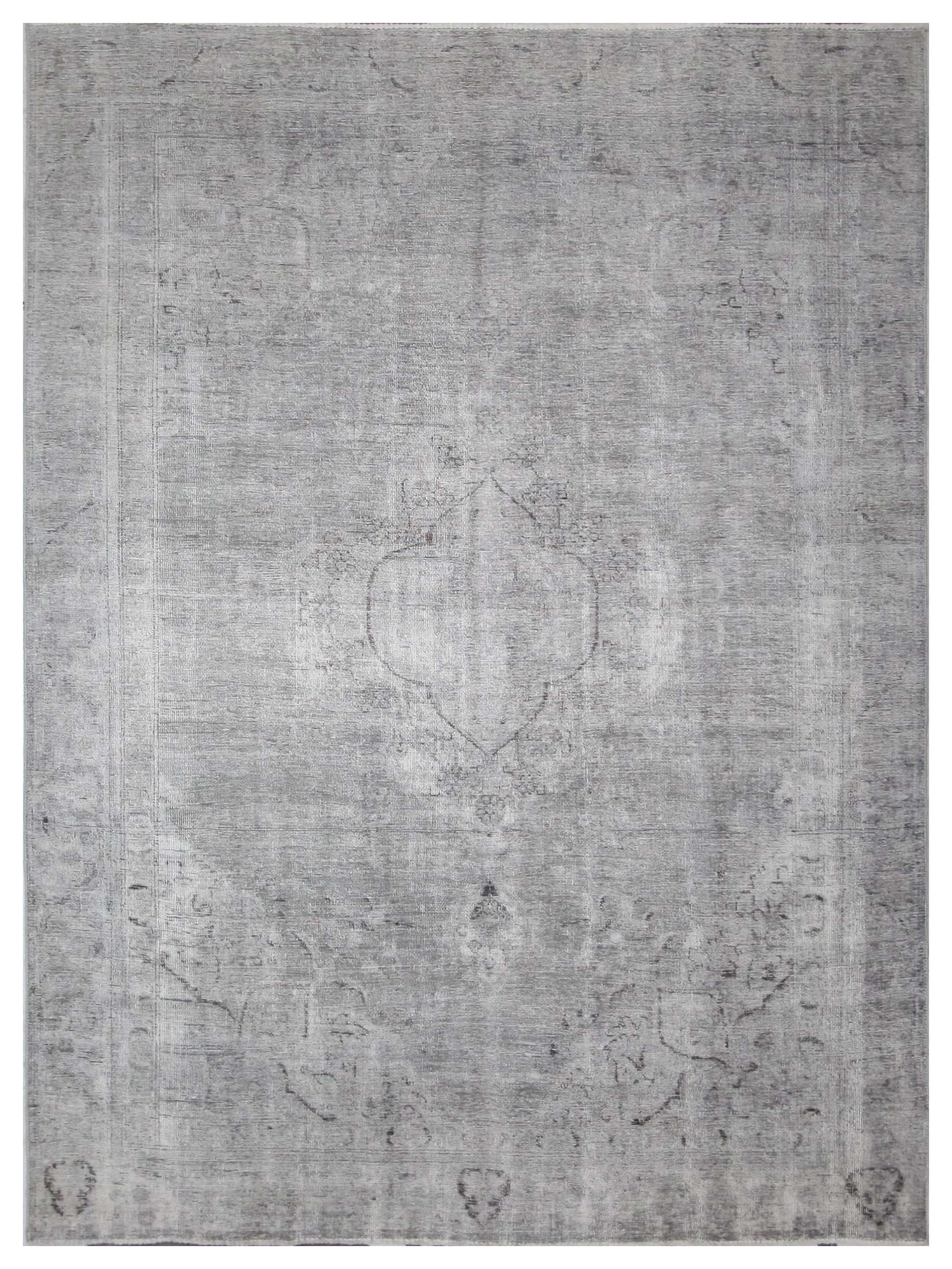 Vintage Hand Knotted Grey 7x12