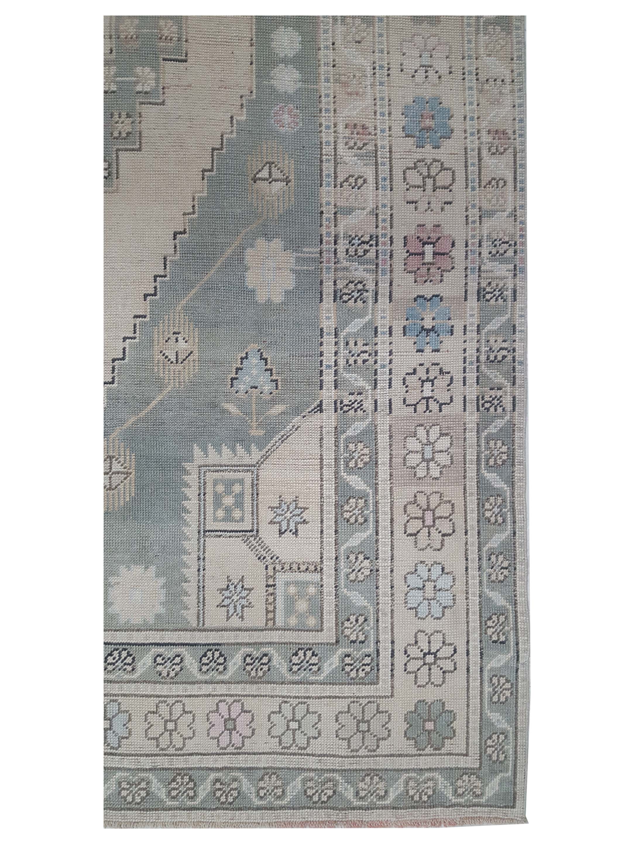 Anatolian Hand Knotted Grey 6x9 - Image 2 of 4