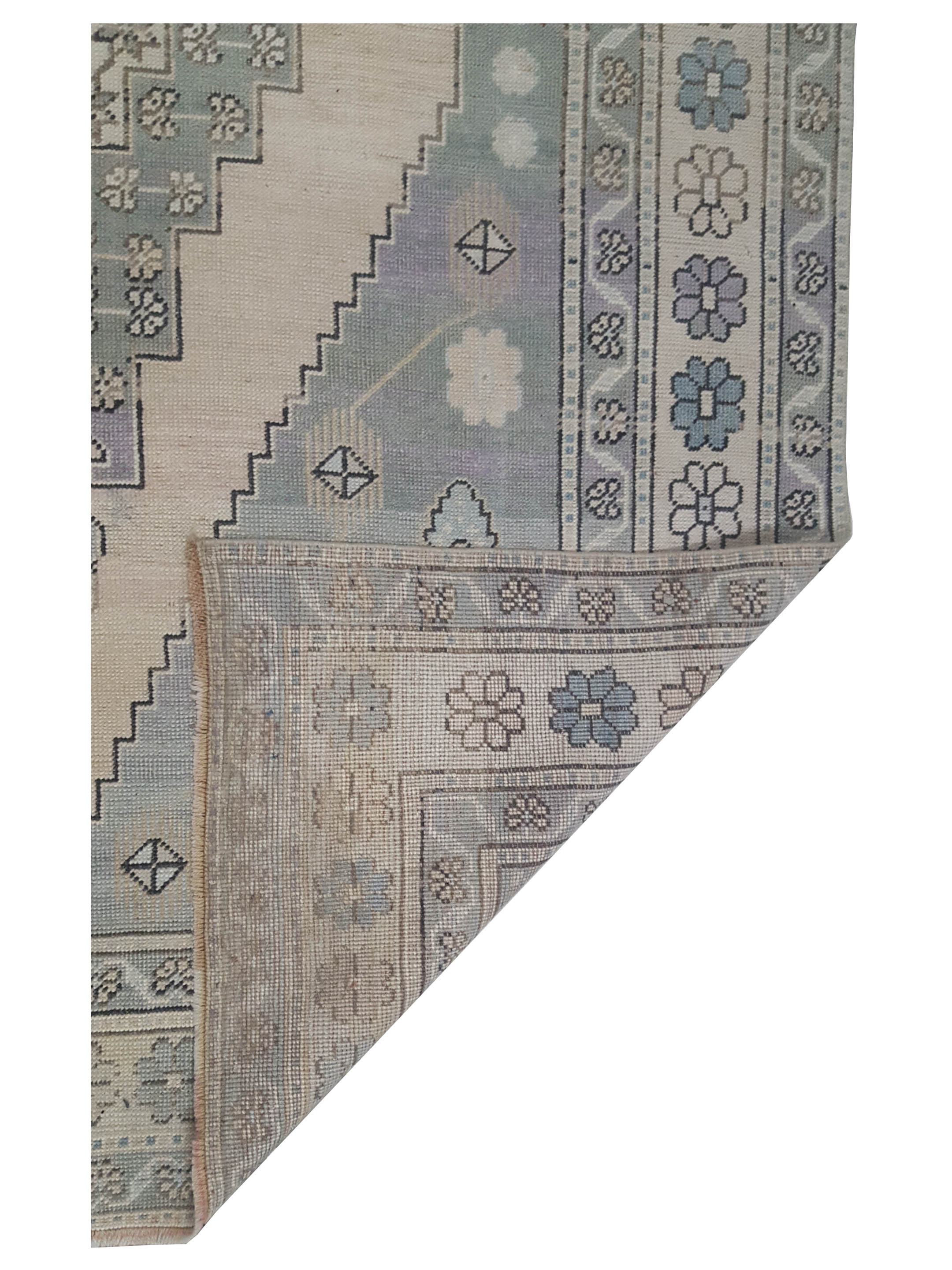 Anatolian Hand Knotted Grey 6x9 - Image 3 of 4