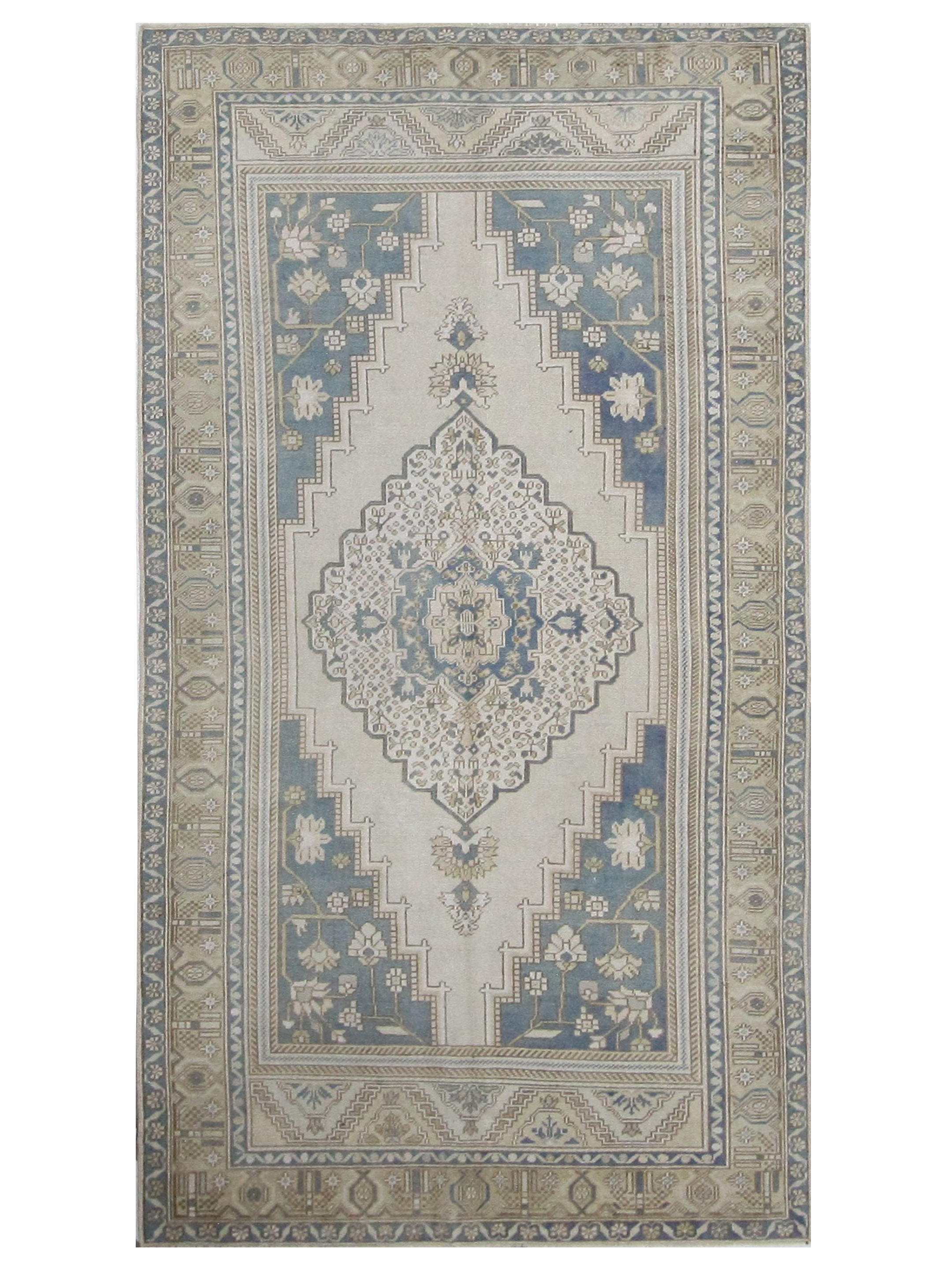 Anatolian Hand Knotted Grey 5x9