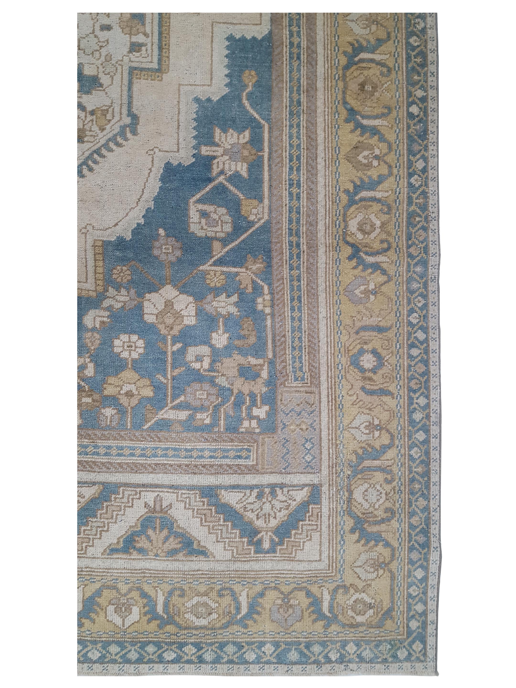 Anatolian Hand Knotted Blue 6x12 - Image 2 of 3